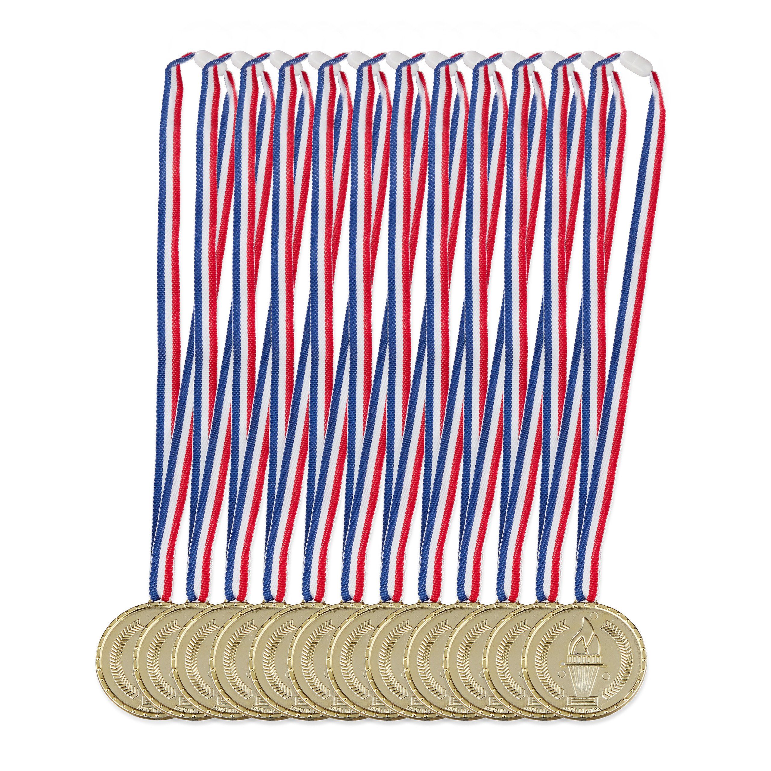 relaxdays Dekoobjekt 24 x Goldmedaille Kinder günstig online kaufen