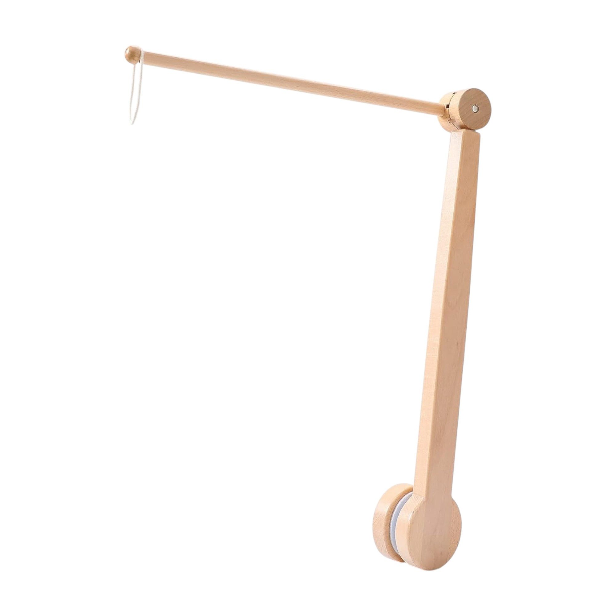 Zayno Mobile Mobilehalterung aus Holz 95cm, (Set, 1-tlg., Hervorragendes Geschenk zur Geburt), Unterstützt das Einschlafen deines Babys.