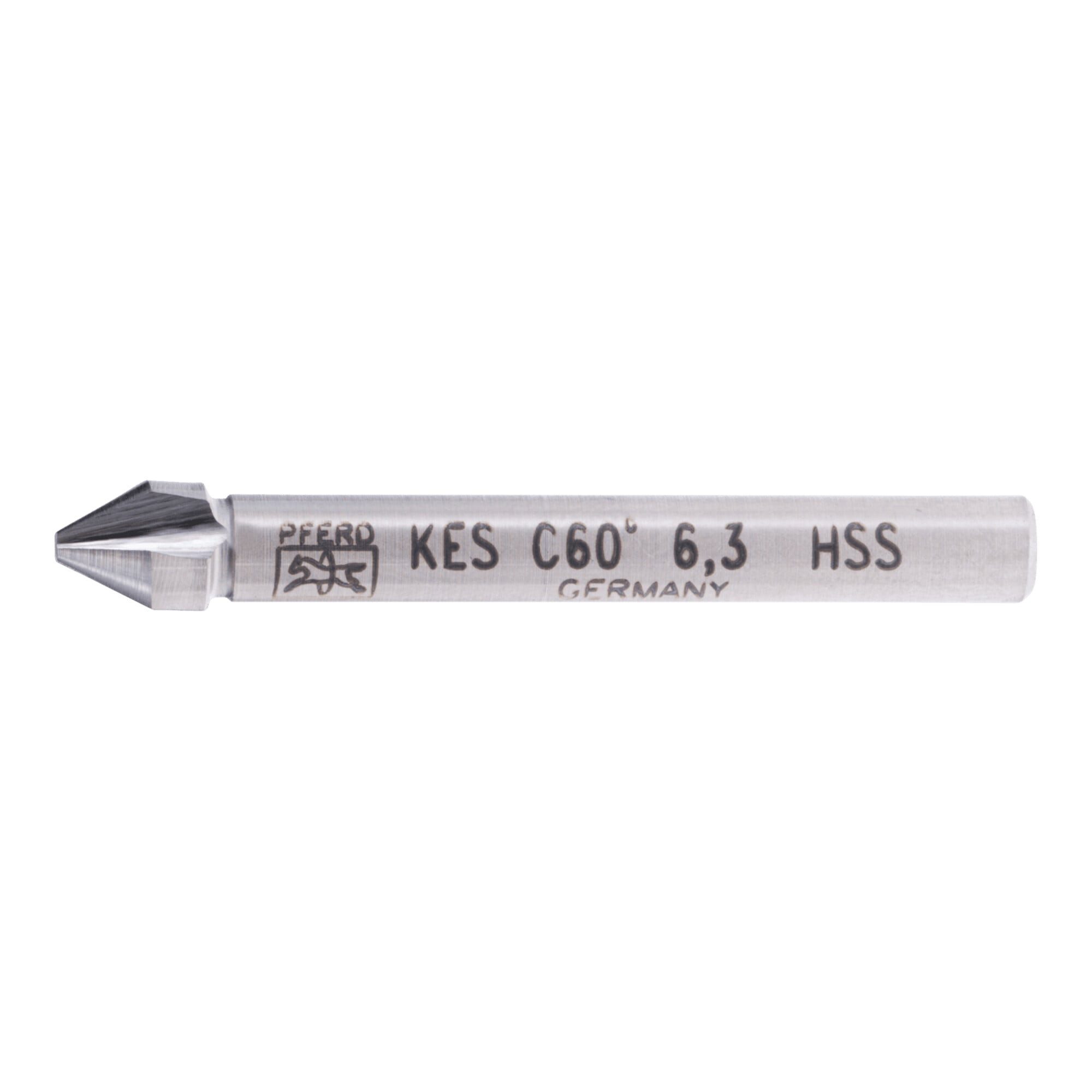 Pferd Betonbohrer PFERD TOOLS HSS Kegel-und Entgratsenker 60° Ø 6,3 mm Schaft-Ø 5 mm DIN