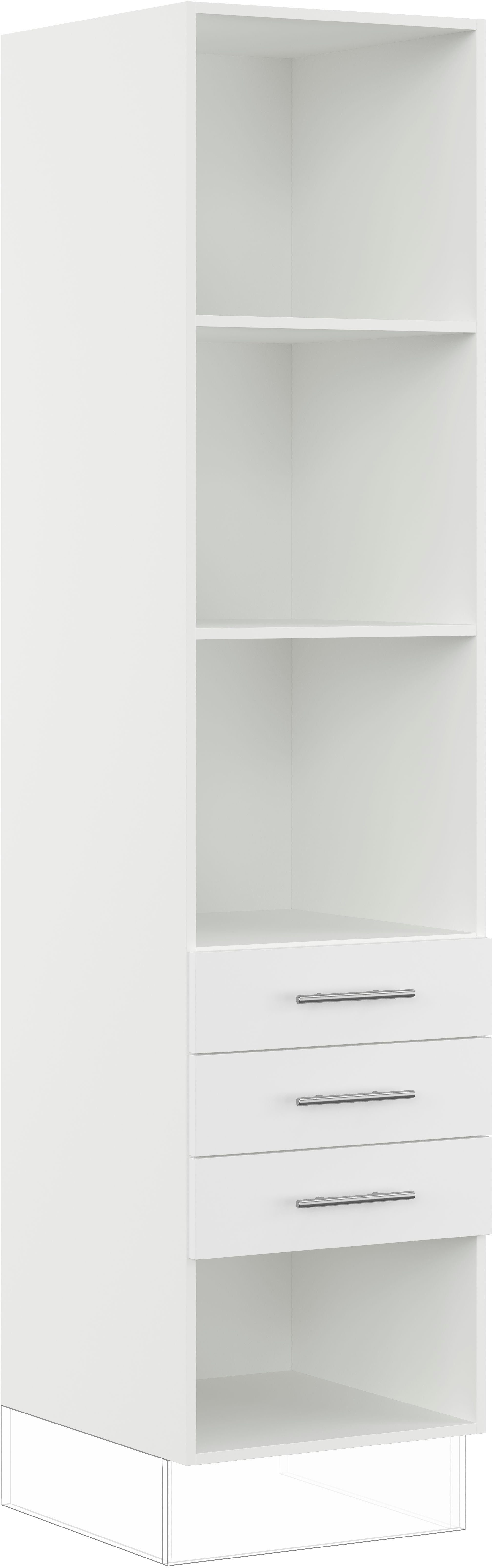 IMPULS KÜCHEN Seitenschrank "Valencia", Breite/Höhe: 50/205,1 cm, mit Soft-Close vormontiert, mit Schubkästen, mit verstellbaren Fachböden