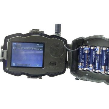 Berger & Schröter Wildkamera Wildkamera (Black LEDs, Fernbedienung, No-Glow-LEDs, Tonaufzeichnung, GSM-Modul)