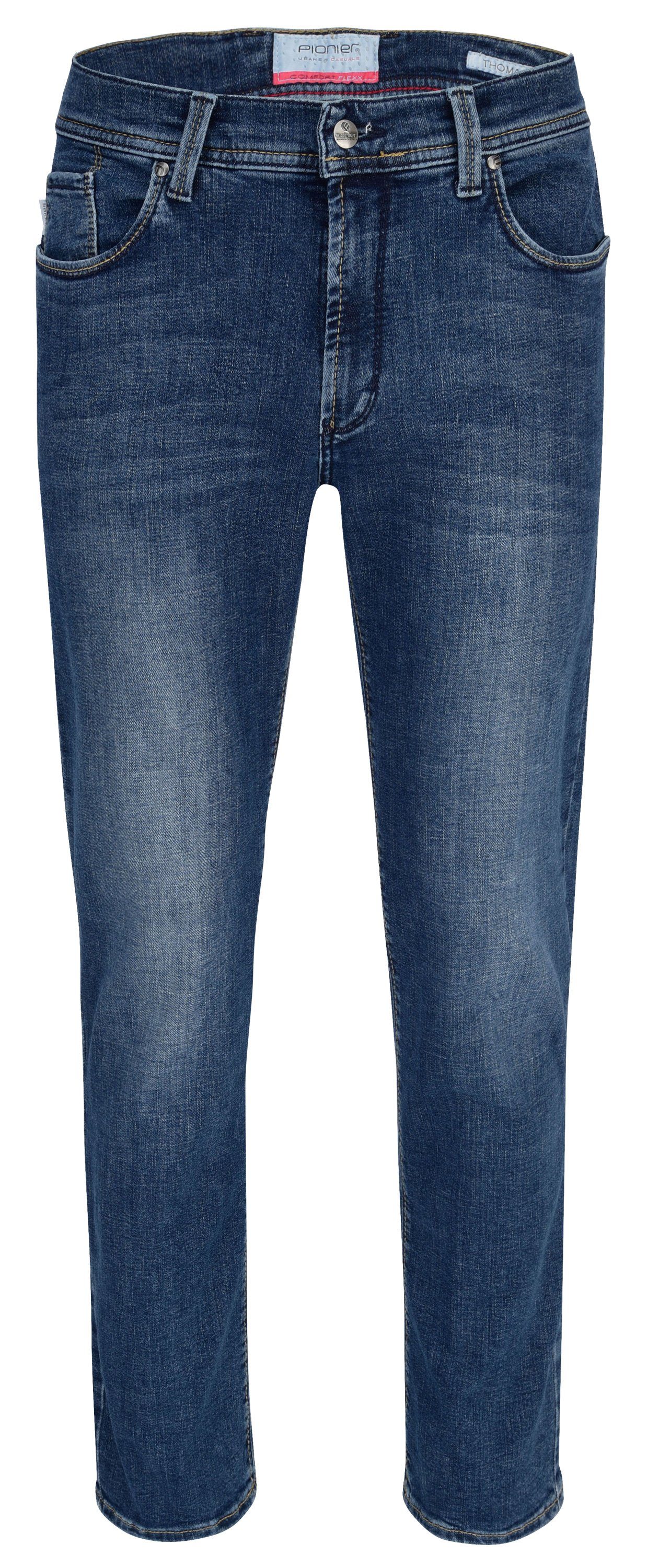 Pionier 5-Pocket-Jeans PIONIER THOMAS mid blue washed 2079 6194.167