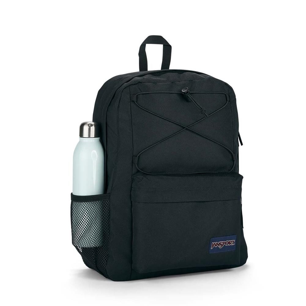 Jansport Tagesrucksack Flex Pack Rucksack 26 L mit 15-Zoll-Laptopfach & Flaschenfach (Laptoprucksack, 1 Flex Pack Rucksack mit Laptop- und Flaschenfach), Laptopfach, Flaschenfach, Frontorganizer, Kordelzug-System