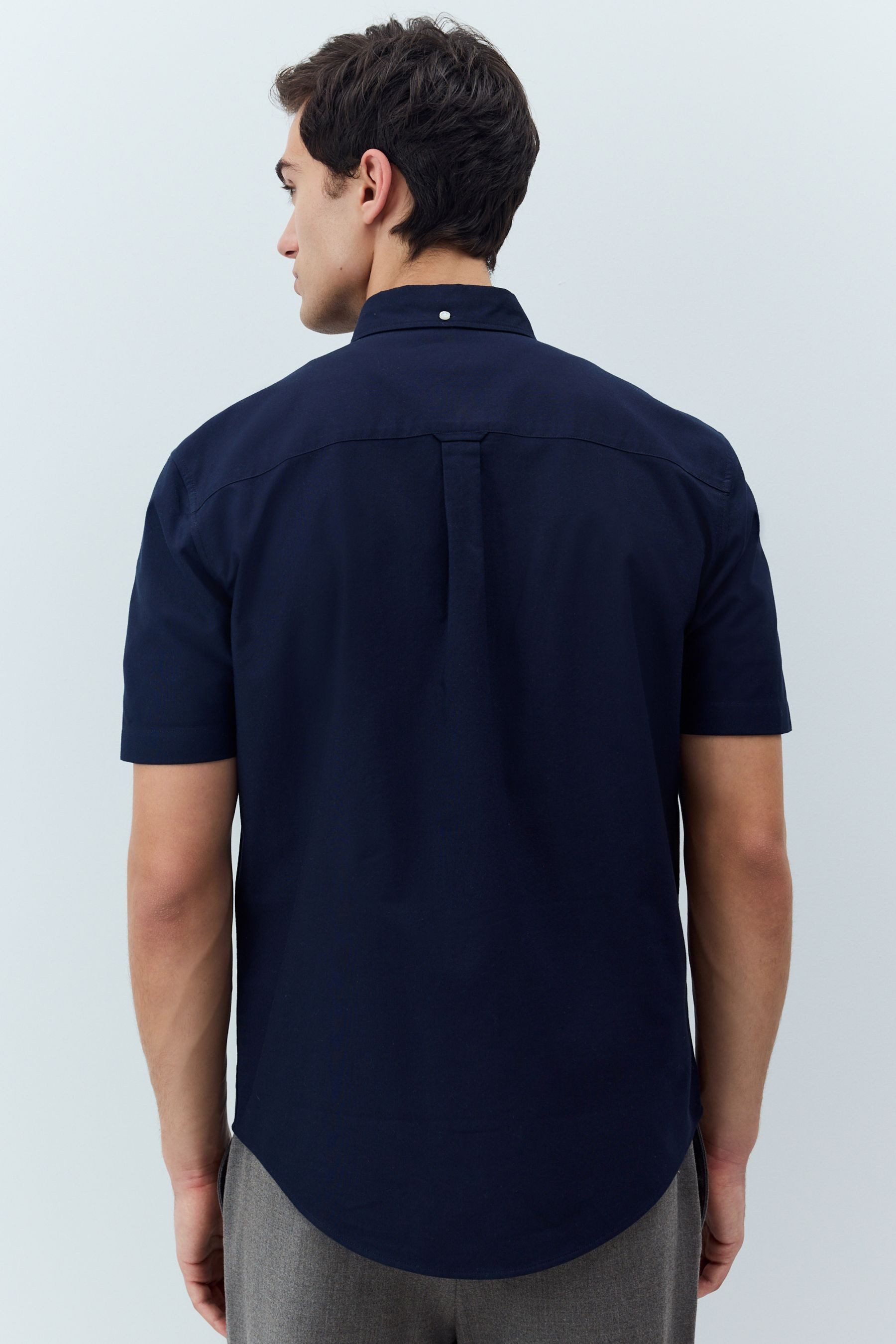 Next Kurzarmhemd Kurzärmeliges Oxford-Hemd (1-tlg) günstig online kaufen