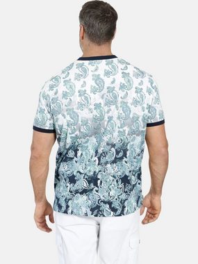 Charles Colby T-Shirt EARL COLLYNS im all-over Druck, ombre Look