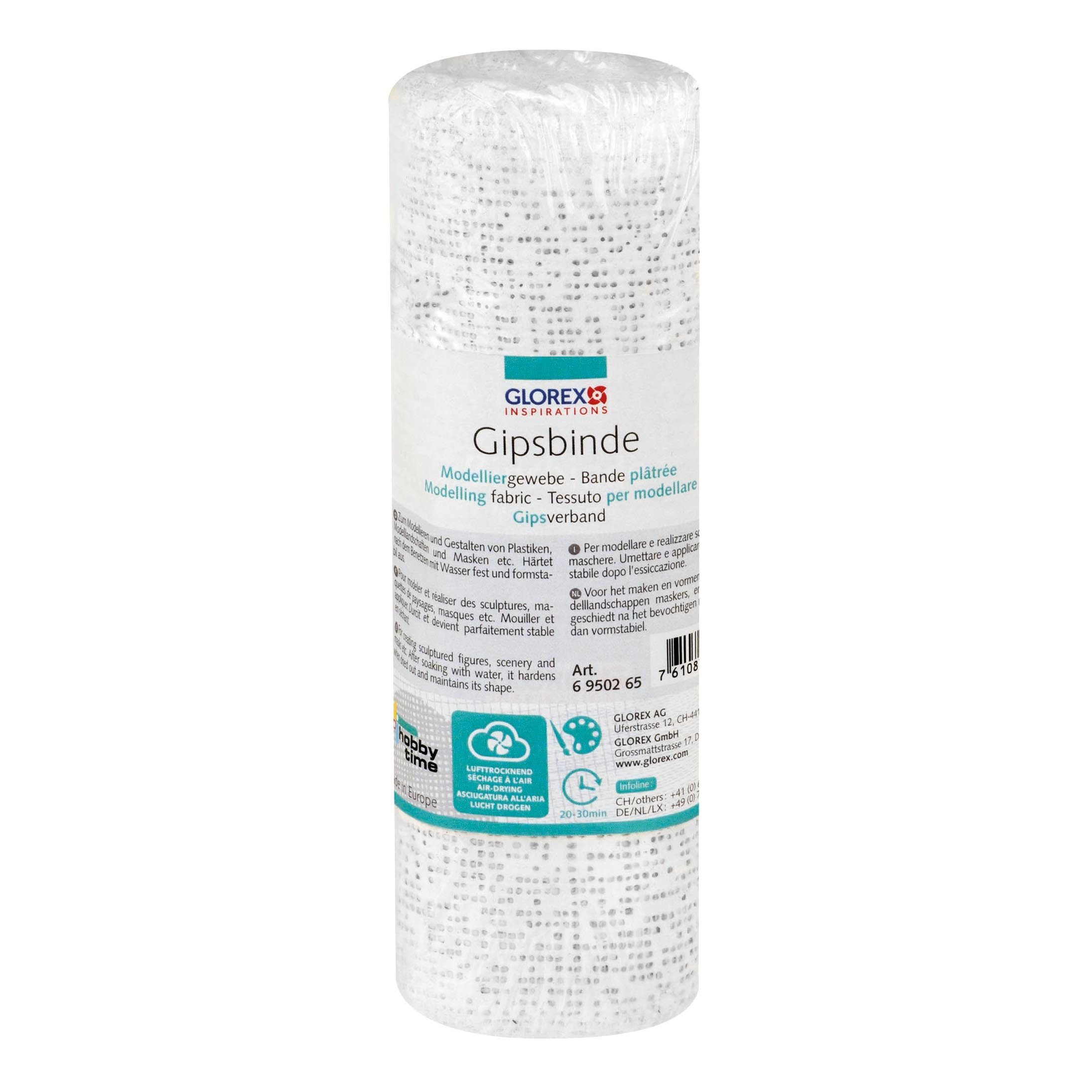 Glorex Handabdruck-Set Gipsbinde Modelliergewebe