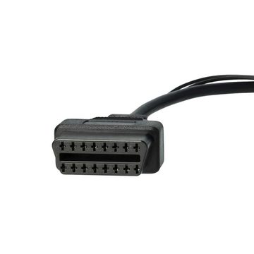 vhbw passend für Citroen mit 2Pin-Anschluss Computer-Kabel