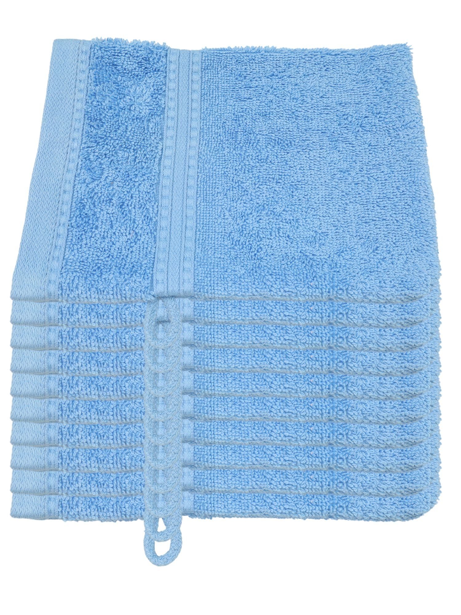 Julie Julsen Handtücher 10-Handtücher-Himmelblau, Bio-Baumwolle (10-St) günstig online kaufen