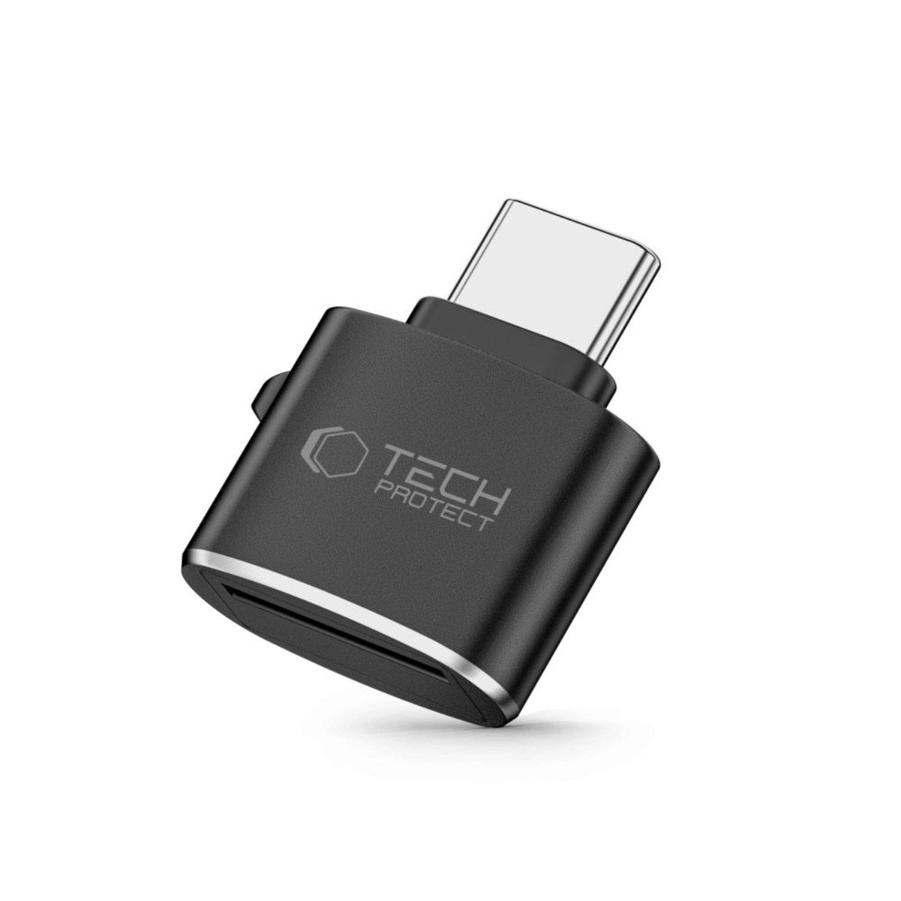 TECH PROTECT Speicherkartenleser UltraBoost, Kompakter USB-C microSD-Kartenleser bis 30 MB/s