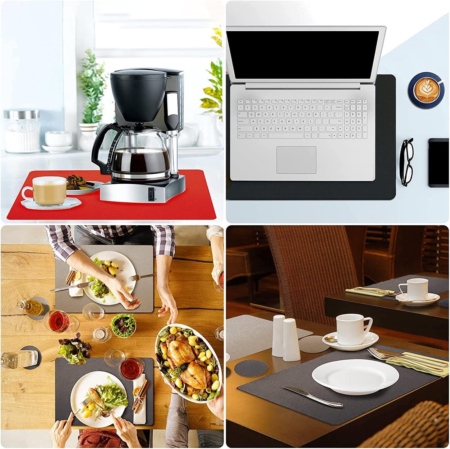 Coonoor Platzset 6er Set Wasserdichte Tischset günstig online kaufen