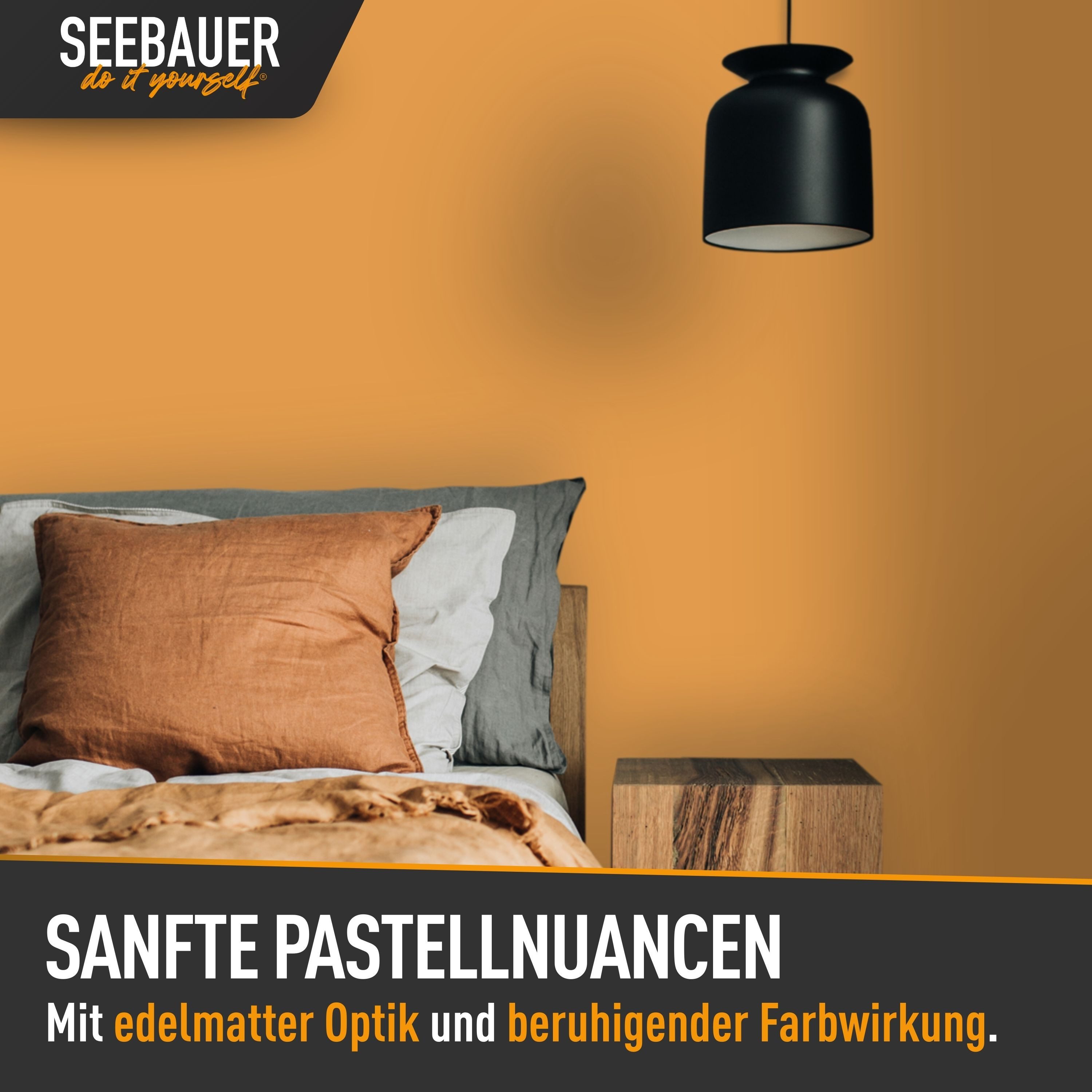 SEEBAUER diy Wandfarbe Design-Pastellfarbe PASTELLA, Umweltfreundlich