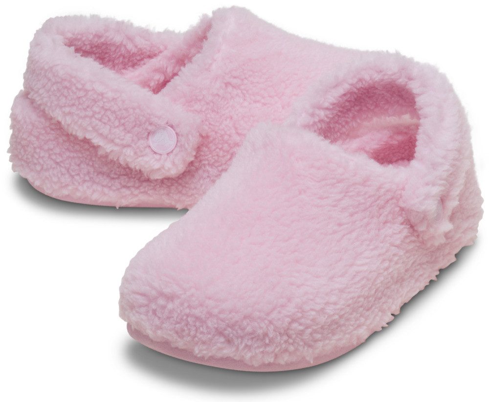 Crocs Kids' Classic Cozzzy Slipper Hausschuh Pantoffel, Clog mit Filzwolle – Bild 4 von 5