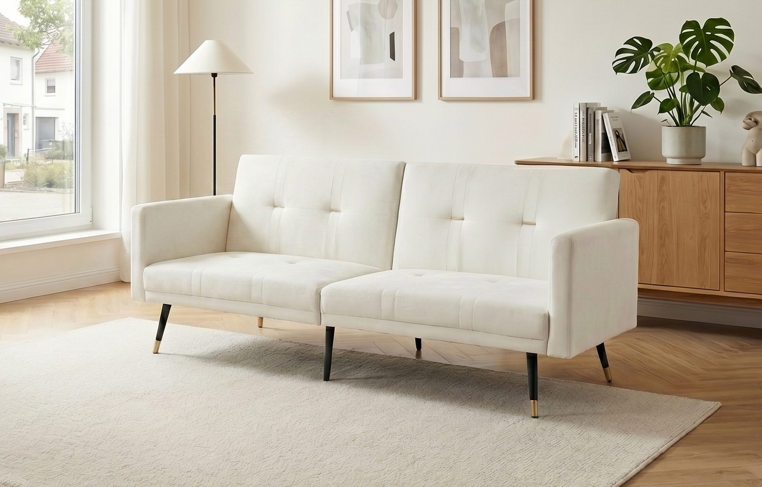 GLP Schlafsofa, Einzelartikel, 3-in-1 Schlafsofa mit 5-fach verstellbarer Rückenlehne