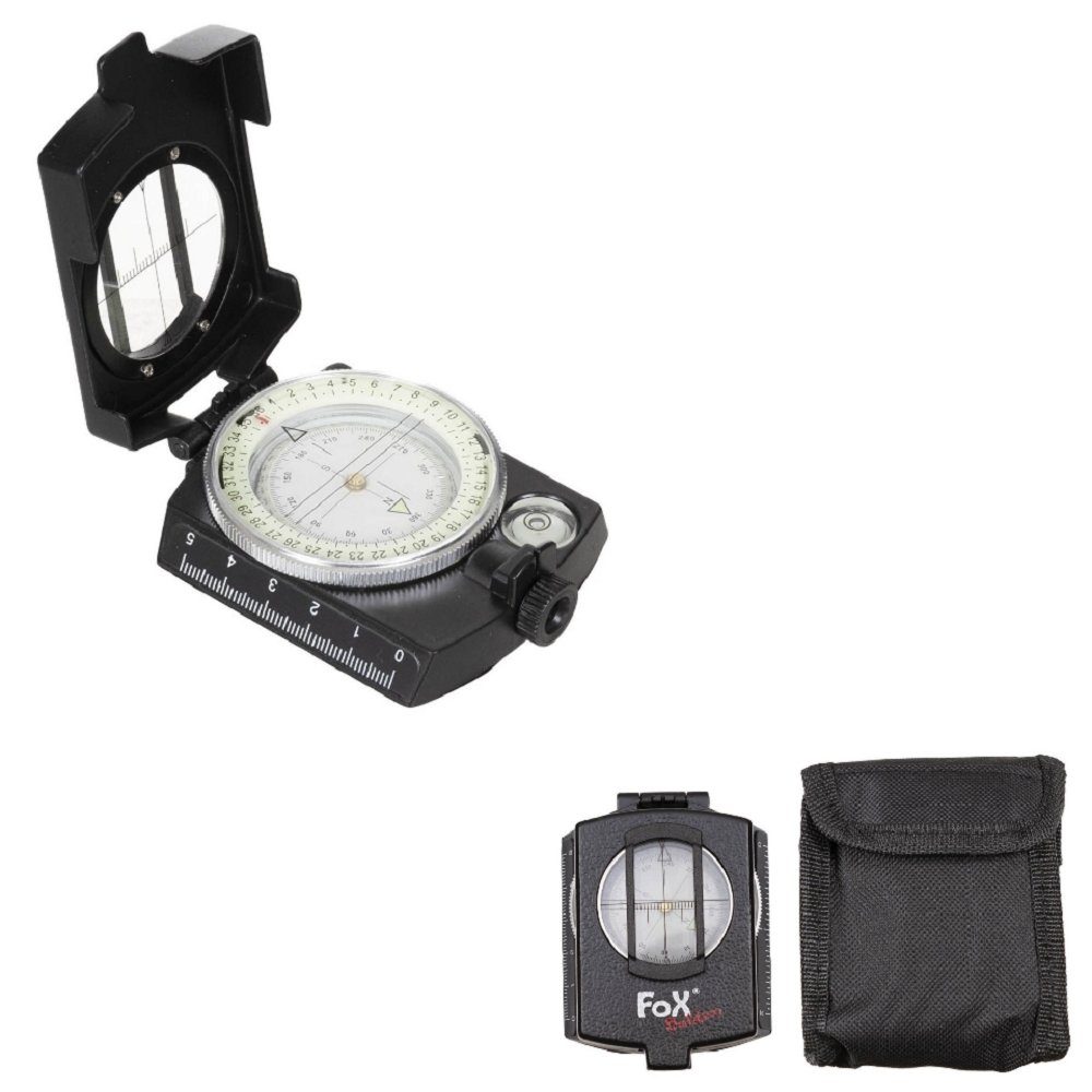 FoxOutdoor Kompass Kompass, Precision, Metallgehäuse