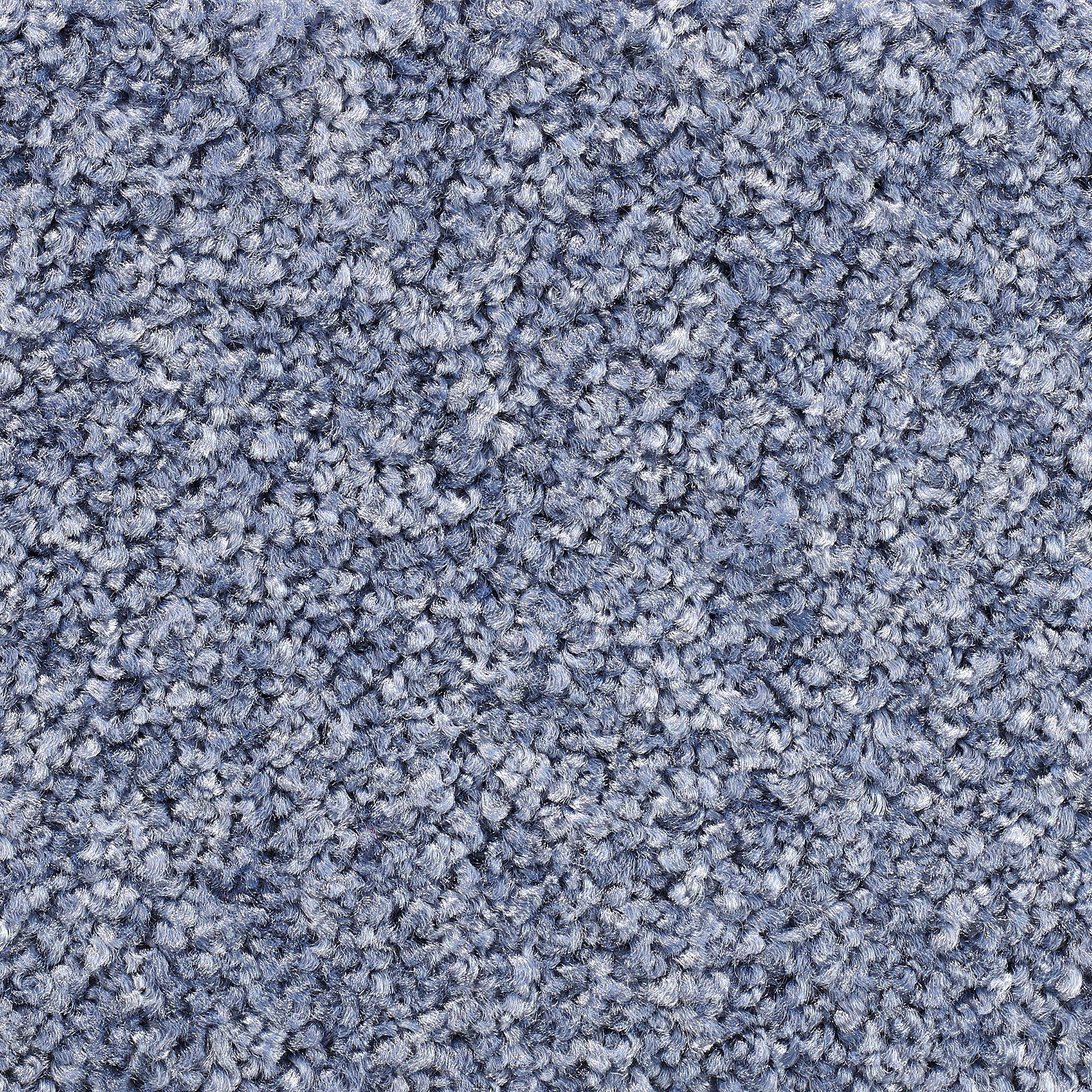 Teppichboden Veloursteppich Passion 1055, Vorwerk, rechteckig, Höhe: 7,6 mm, Wohnzimmer, Schlafzimmer, Kinderzimmer, Breite 400/500 cm blau