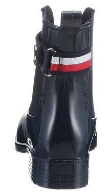 Tommy Hilfiger ANKLE RAINBOOT WITH METAL DETAIL Chelseaboots mit Zierriegel
