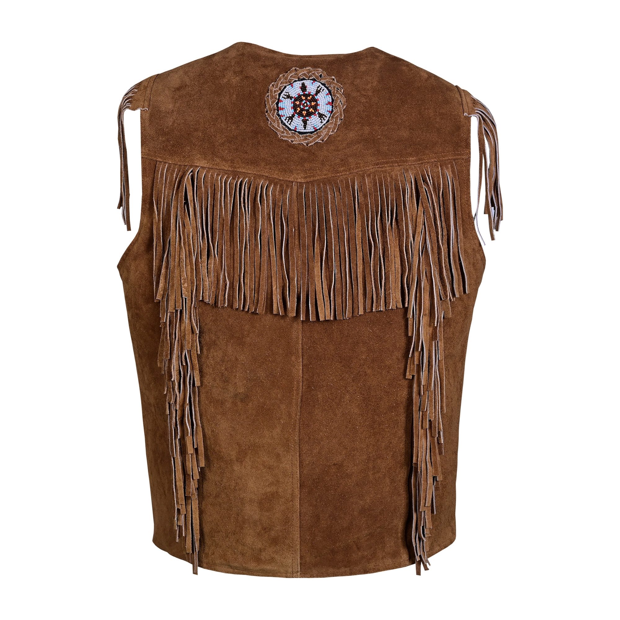 German Wear Reitweste GW950-Weste Western Lederweste Tracht Weste Reiter weste Lederkutte