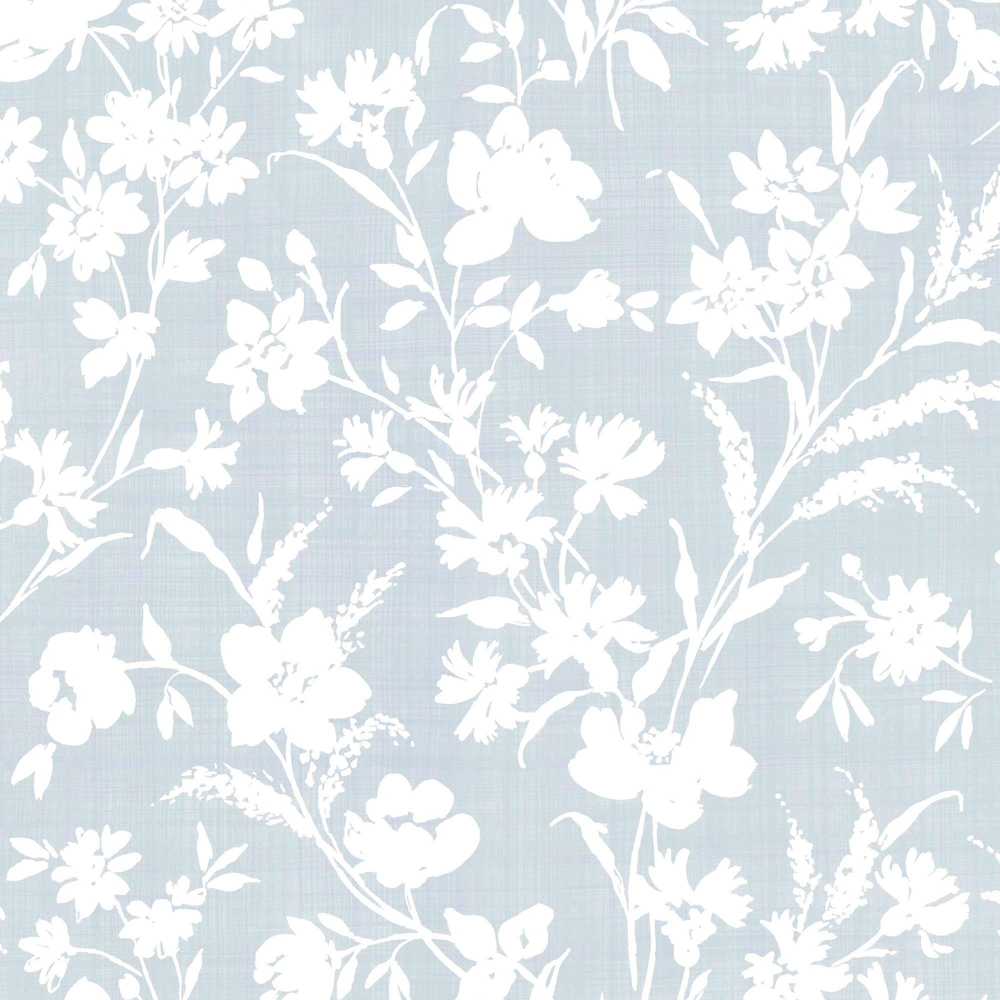 LAURA ASHLEY Vliestapete RYE, glatt, floral, (1 St), Design Tapeten