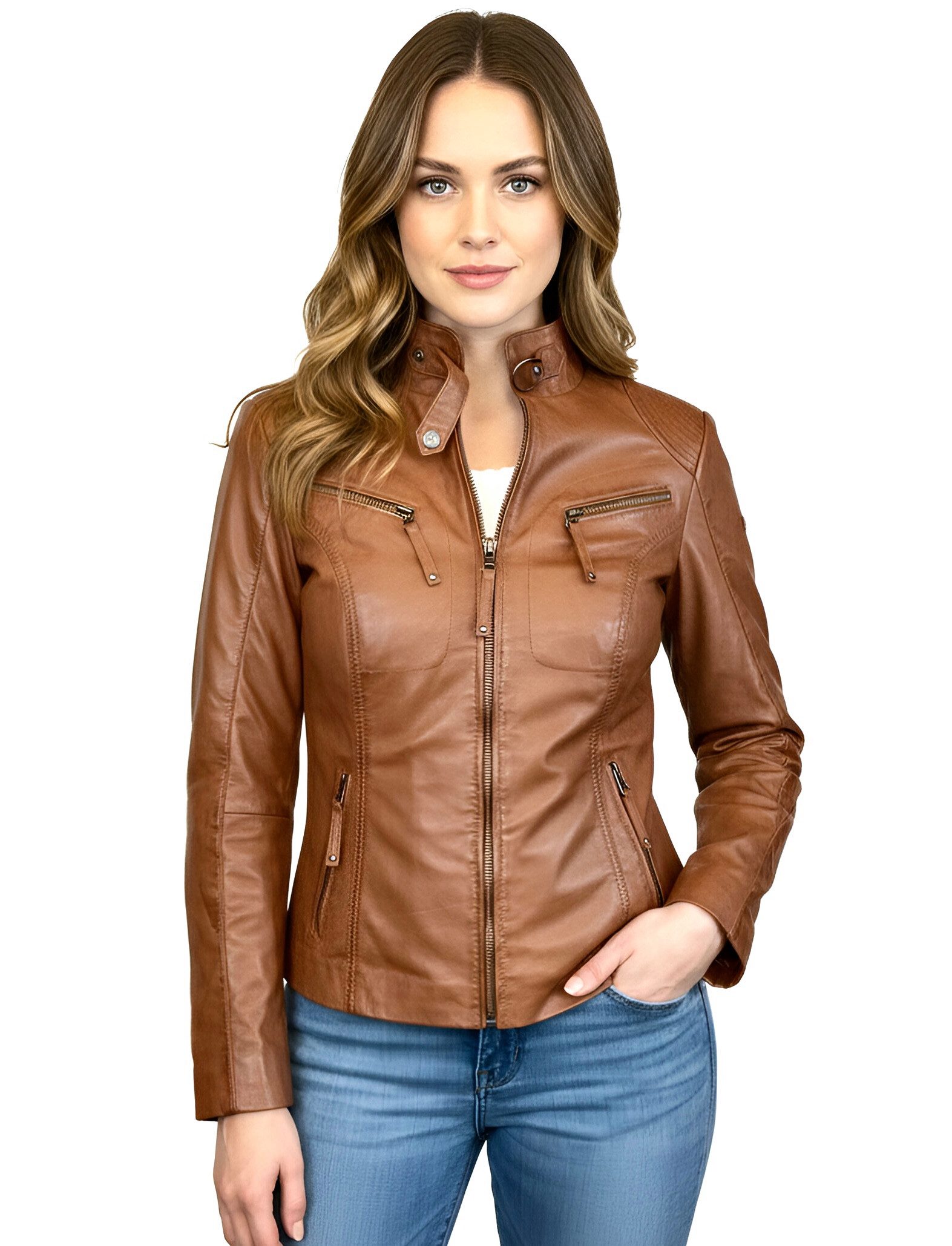 Cabrini Lederjacke Hailey