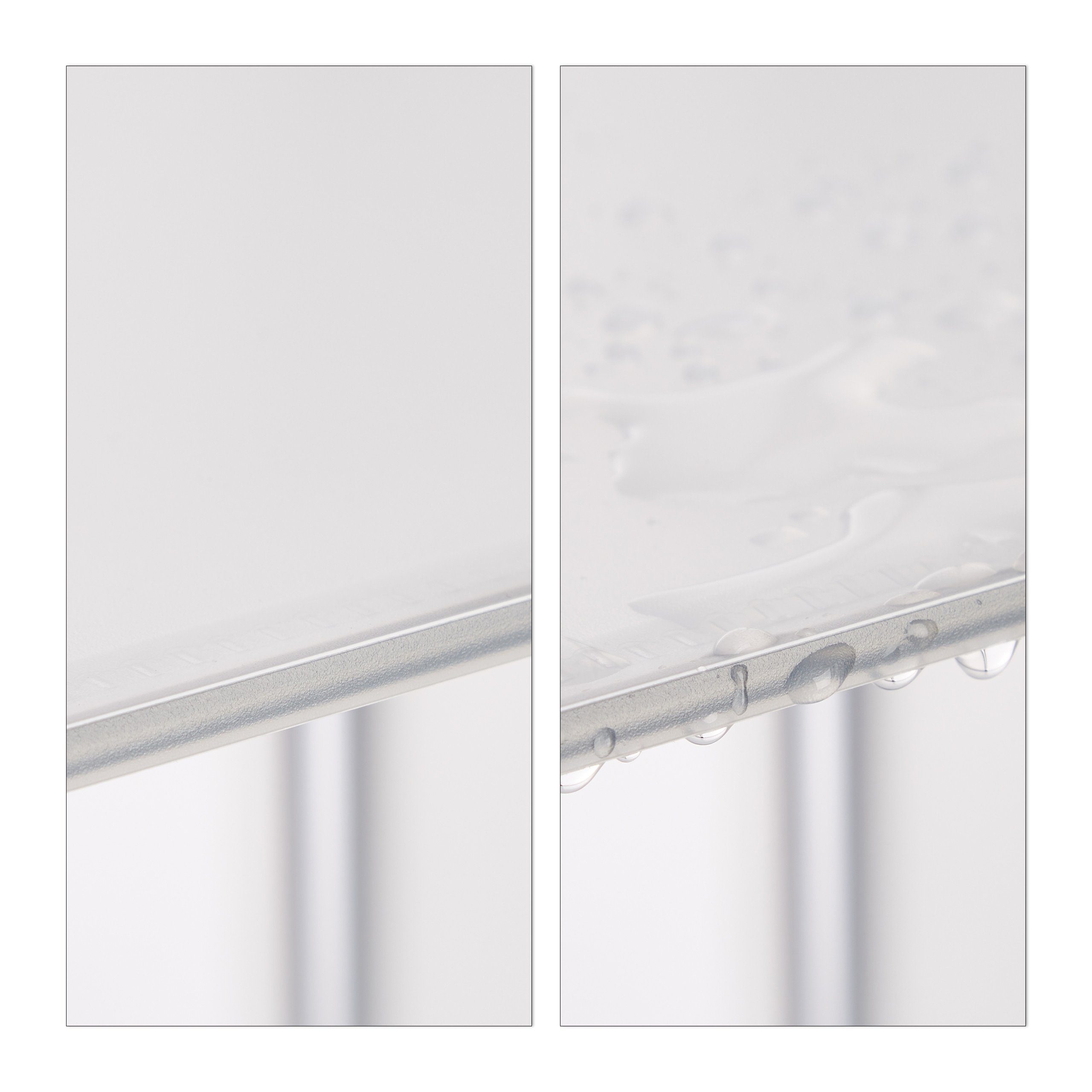 Steckregal Transparent | Transparent relaxdays Fächer, transparent Regalsystem Schwarz Silber 4