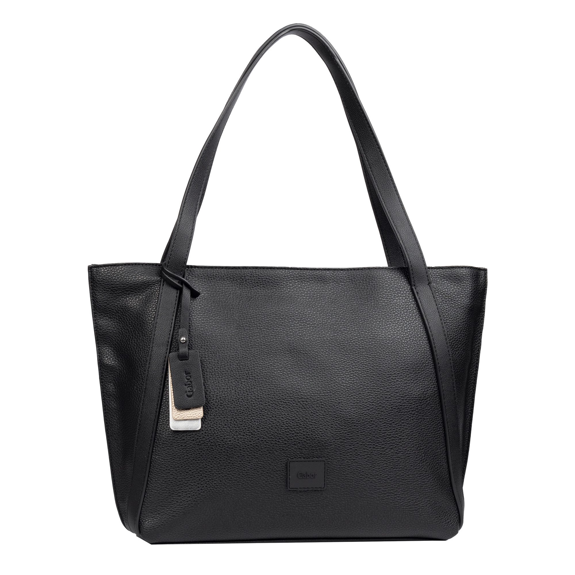 Gabor Shopper Elfie, aus fein genarbtem, glattem Kunstleder und mit einem Logo Rubber Patch
