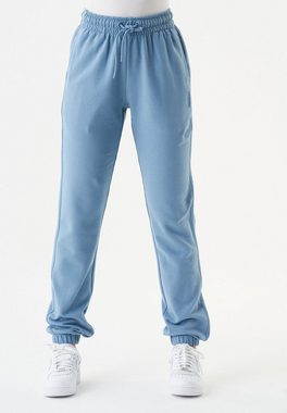 ORGANICATION Sweathose Peri-Women's Loose Fit Sweatpants in Steel Blue