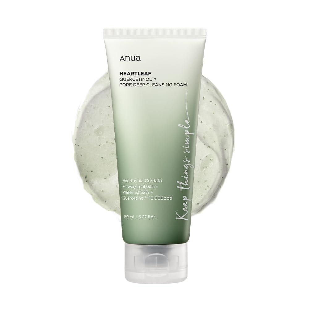 Gesichts-Reinigungsschaum Beruhigender Heartleaf Quercetinol Tiefenreinigungsschaum, 150 ml