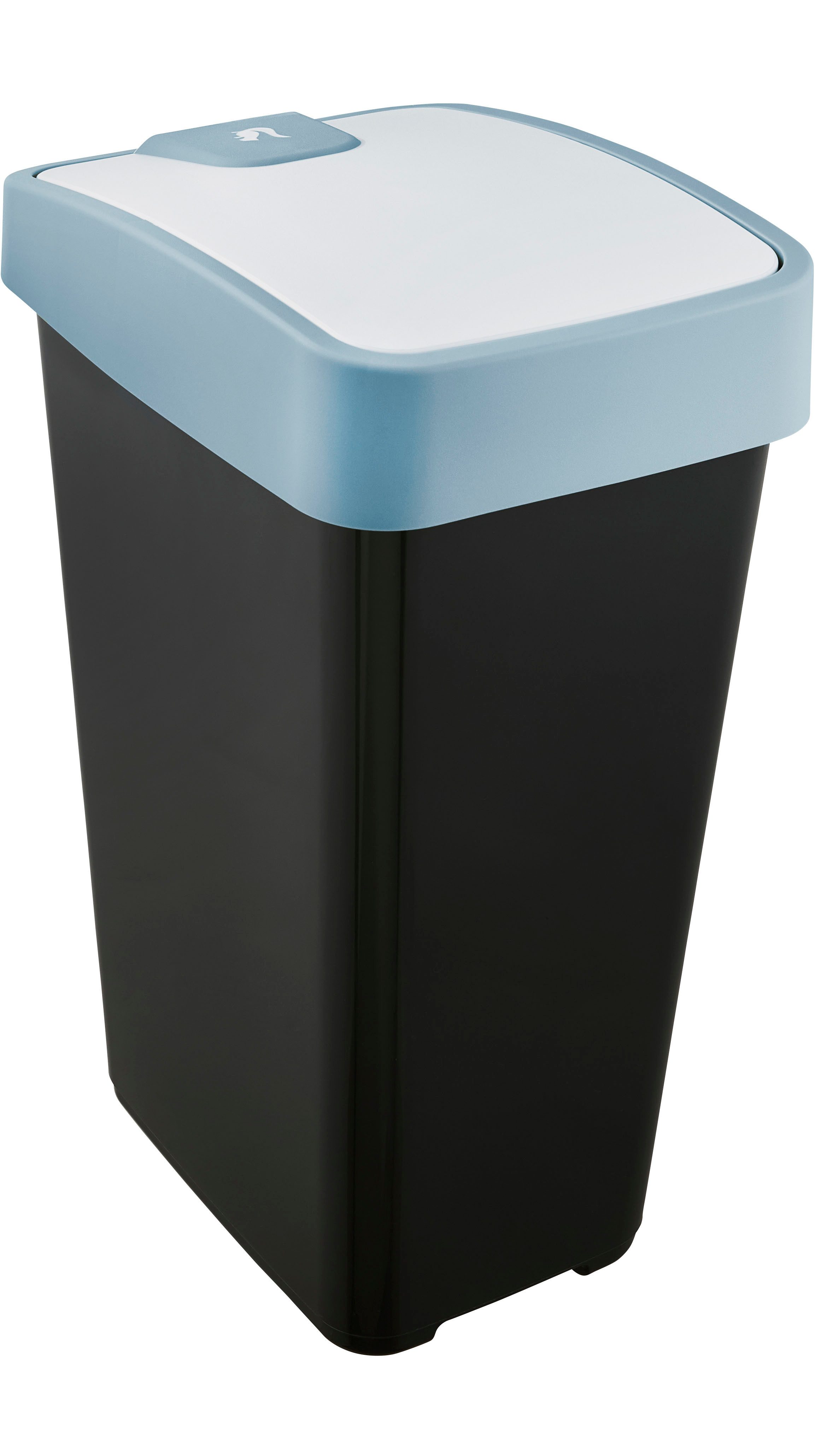 keeeper Mülleimer magne, Abfallbehälter mit Flip-Deckel, 40 x 30 x 61,5 cm, 45 l, komfortabler Soft-Touch-Point, Made in Europe