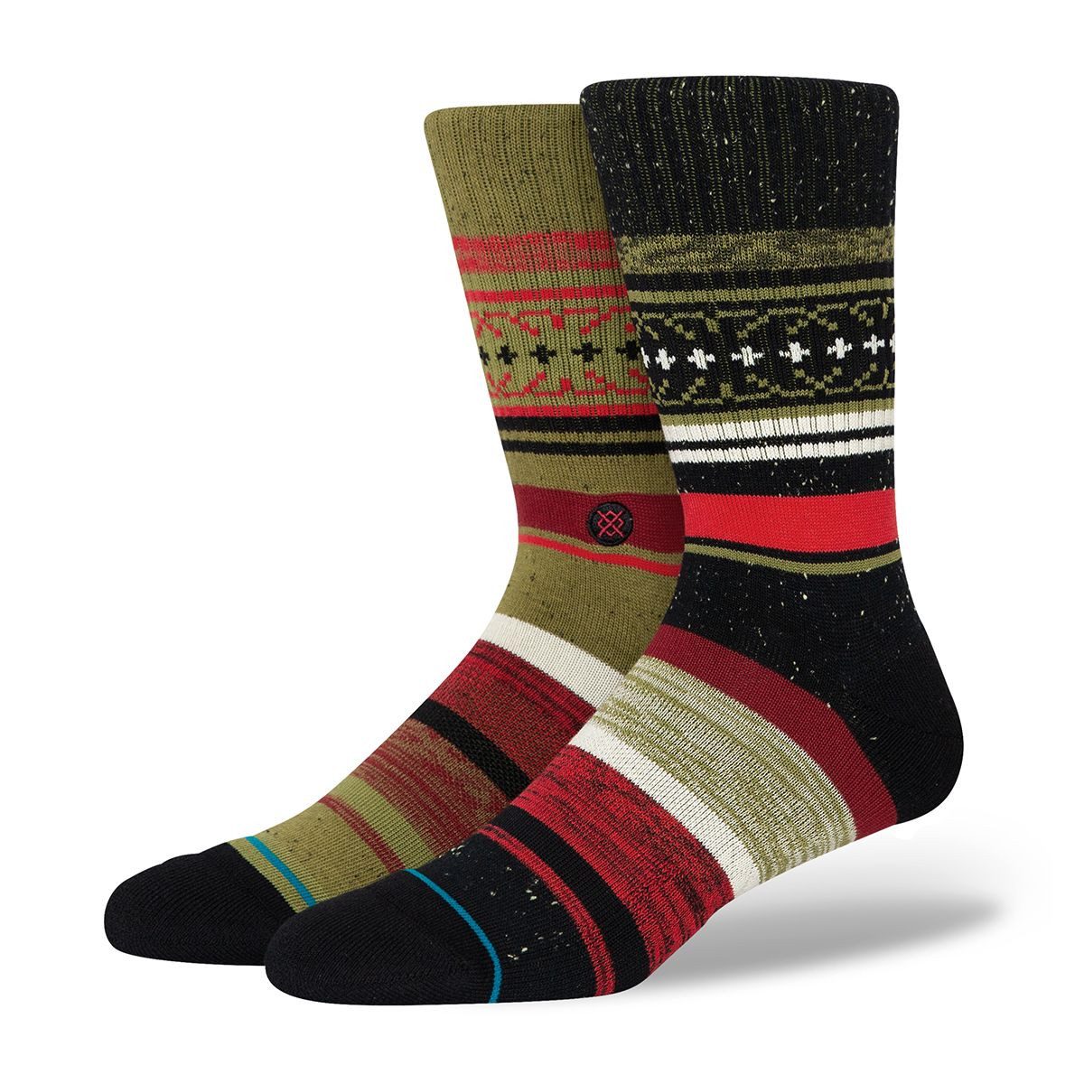 Stance Socken Tagessocke Crew Merry Merry bunt - 1 Paar günstig online kaufen