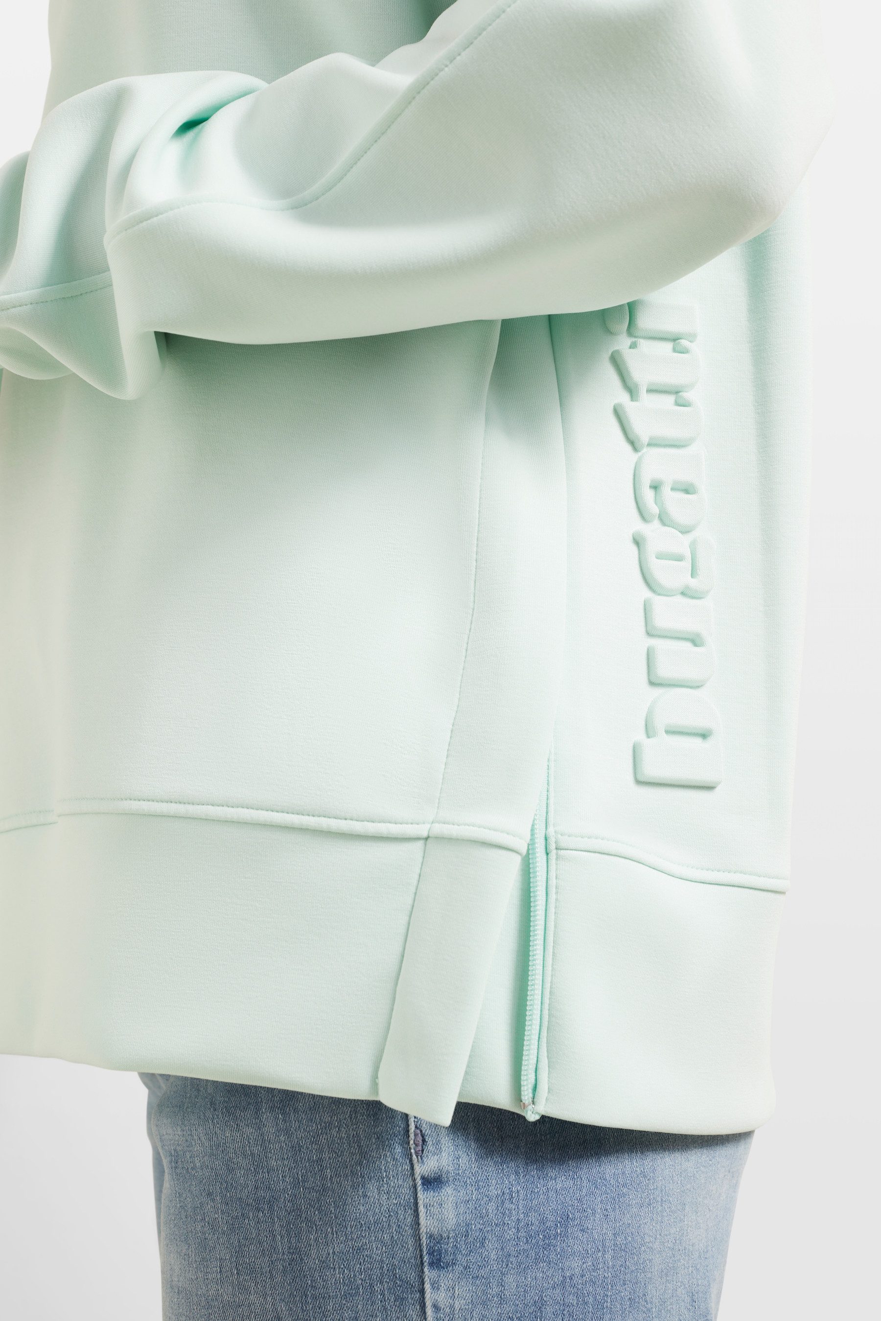 bugatti Sweatshirt aus elastischer Modalware