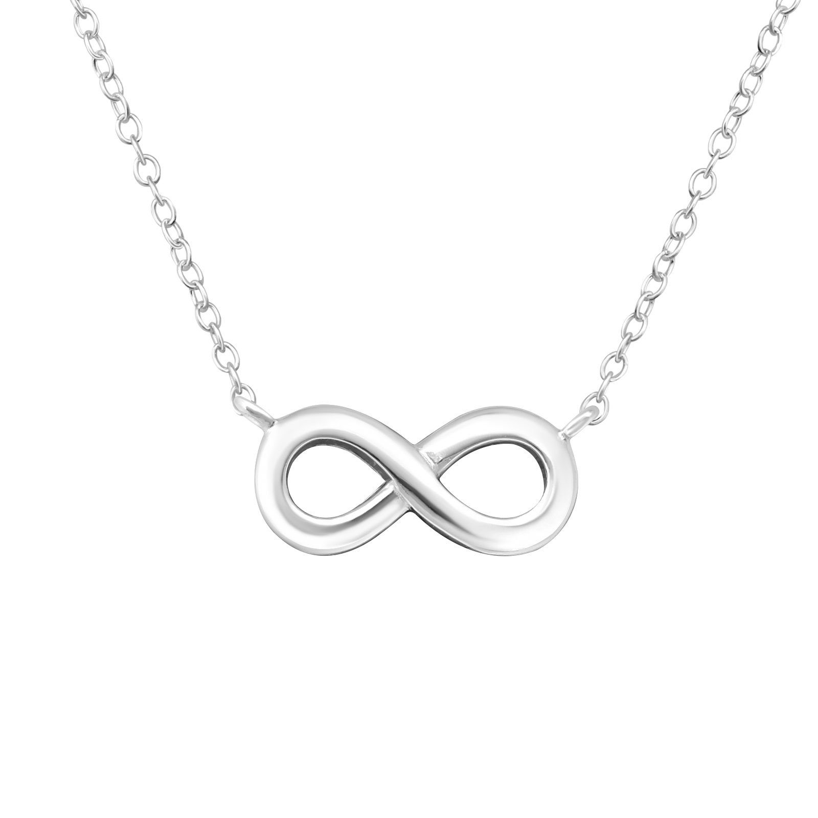 Ketten-Set Kette Unendlichkeit aus 925 Silber Damen