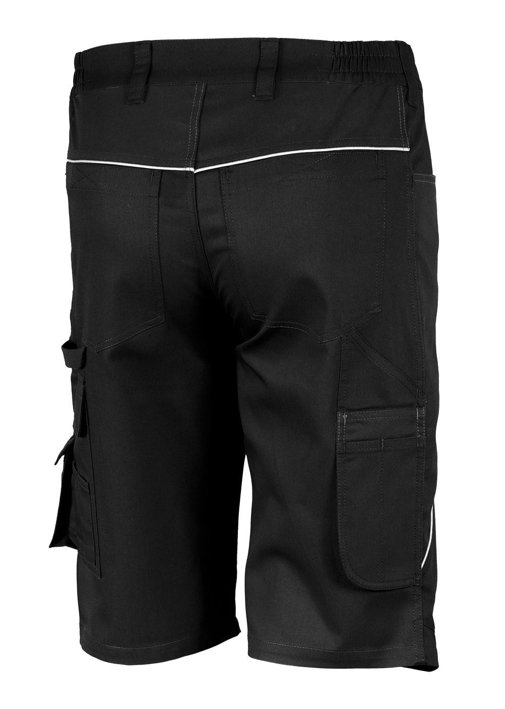 Qualitex Workwear Arbeitsshorts strapazierfähige PROfessionals Shorts aus faserverstätktem Gewebe (1-tlg) kurze Arbeitshose MG 245 g mit 10 Taschen - Pflegeleicht - Waschbar