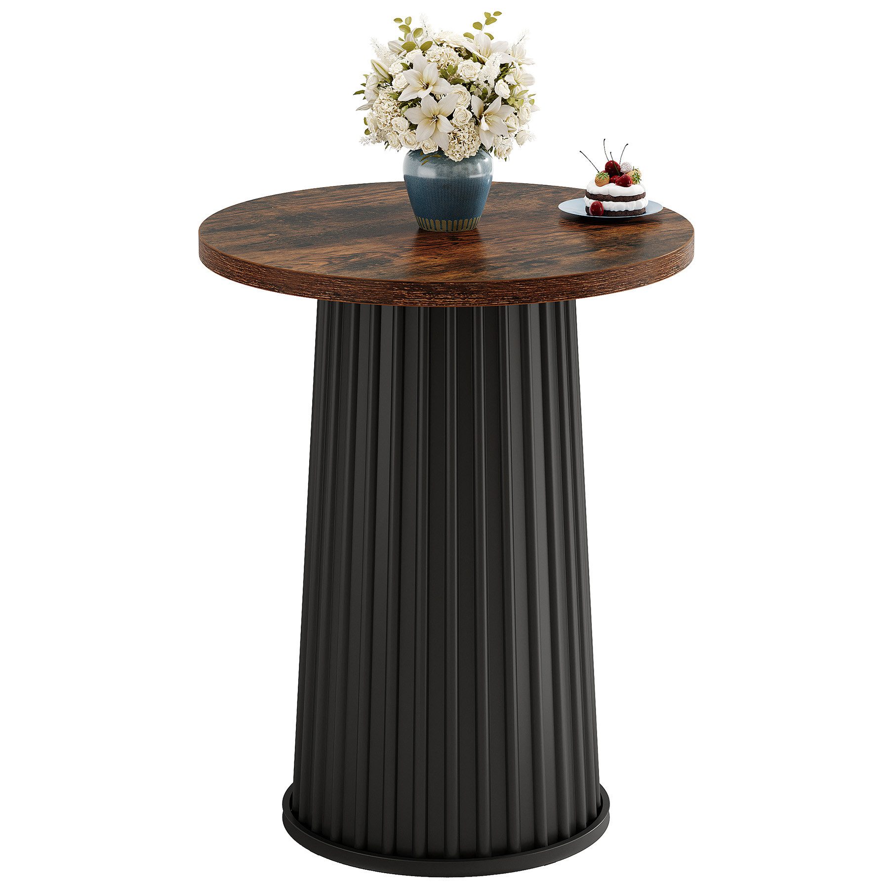 Tribesigns Esstisch Runder Esstisch, 60 cm Kleiner runder Küchen-Esstisch m günstig online kaufen