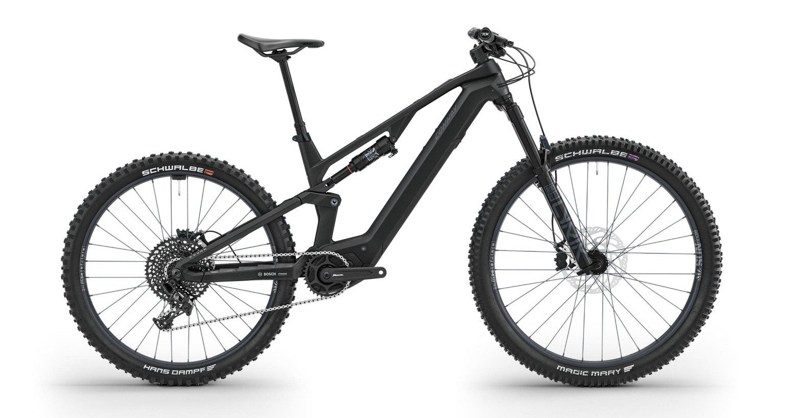 Conway E-Bike E-Mountainbike Ryvon ST 4.0 carbon matt / black 29" 400 Wh Diamant, 12 Gang SRAM SRAM "NX Eagle" Schaltwerk