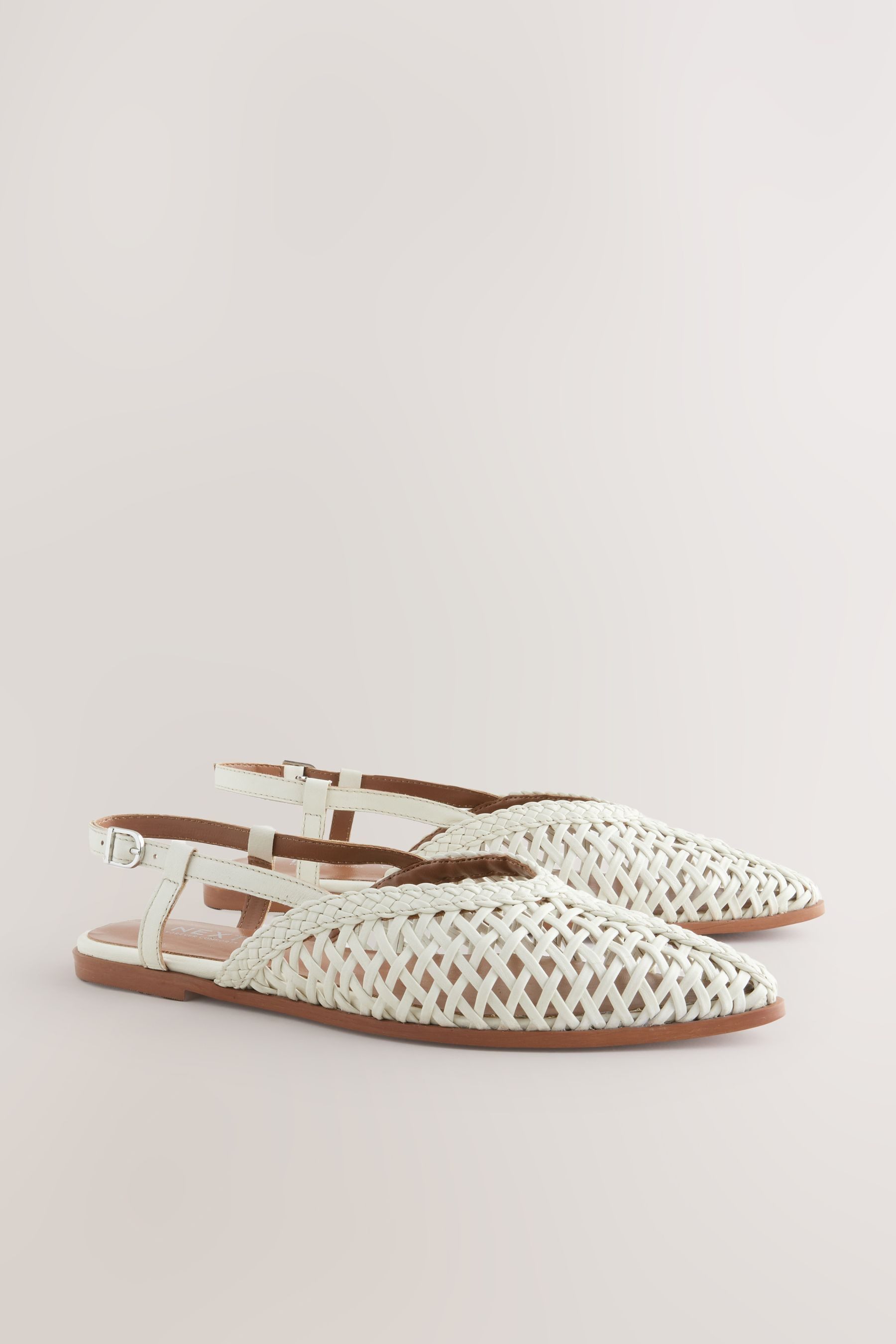 Next Forever Comfort® spitze Leder-Slingbacks Slingsandale (1-tlg) günstig online kaufen