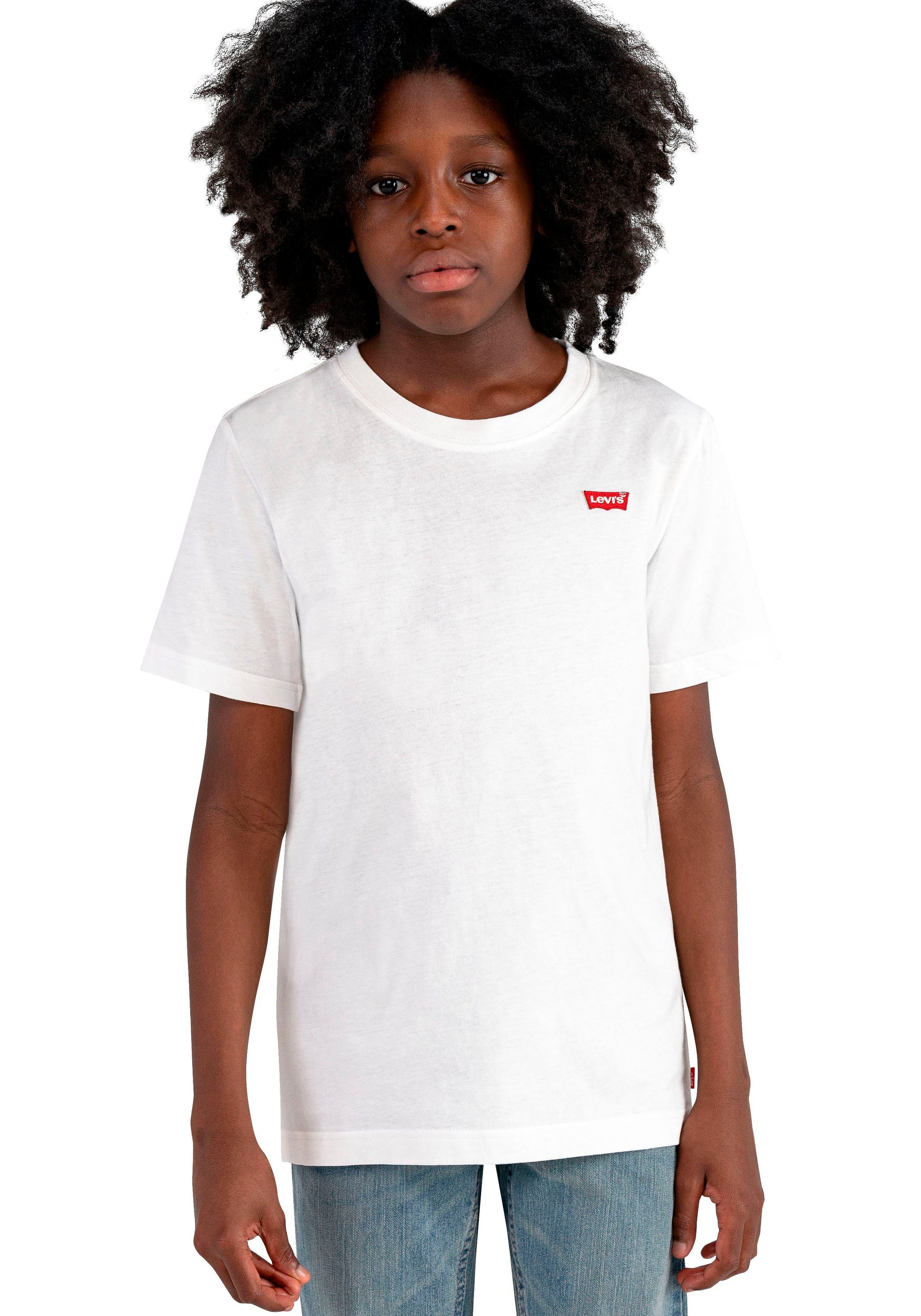 Kids HIT BOYS white T-Shirt CHEST BATWING for Levi's®