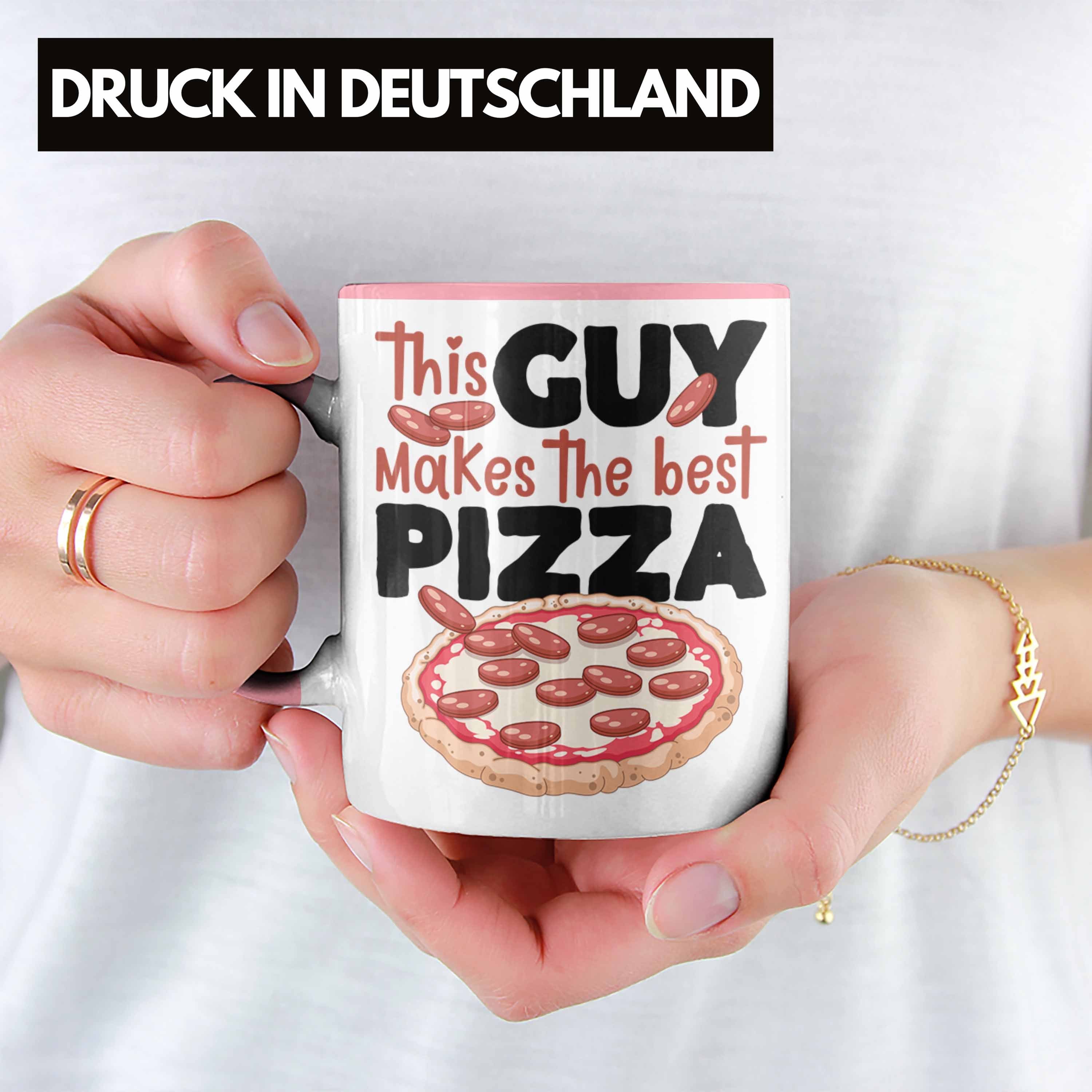 Rosa Spruch Pizzabäcker Trendation Geschenkidee Tasse Lustiger Pizza Beste Tasse Geschenk