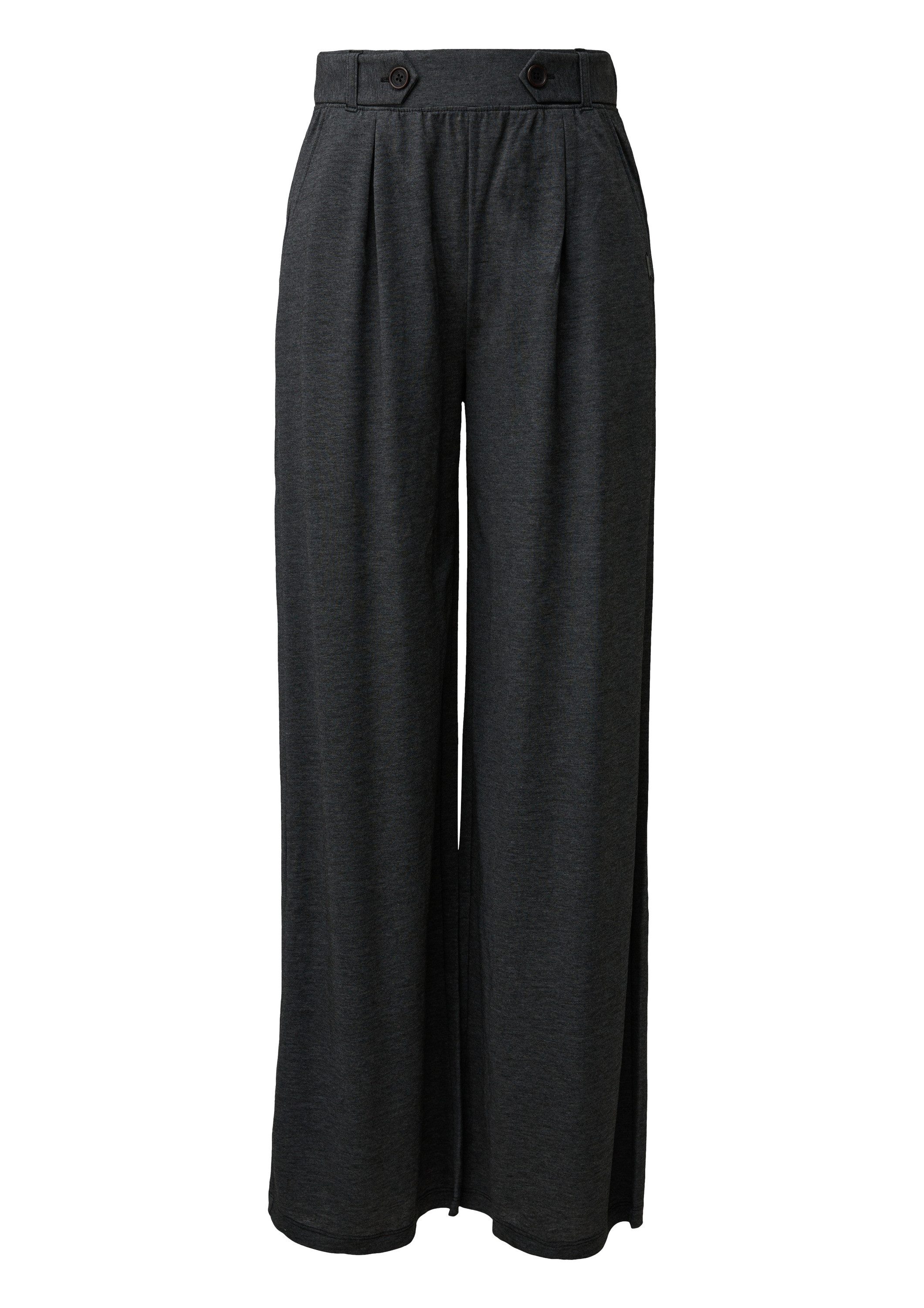 QS Chinos Hose Wide Leg Jerseyhose