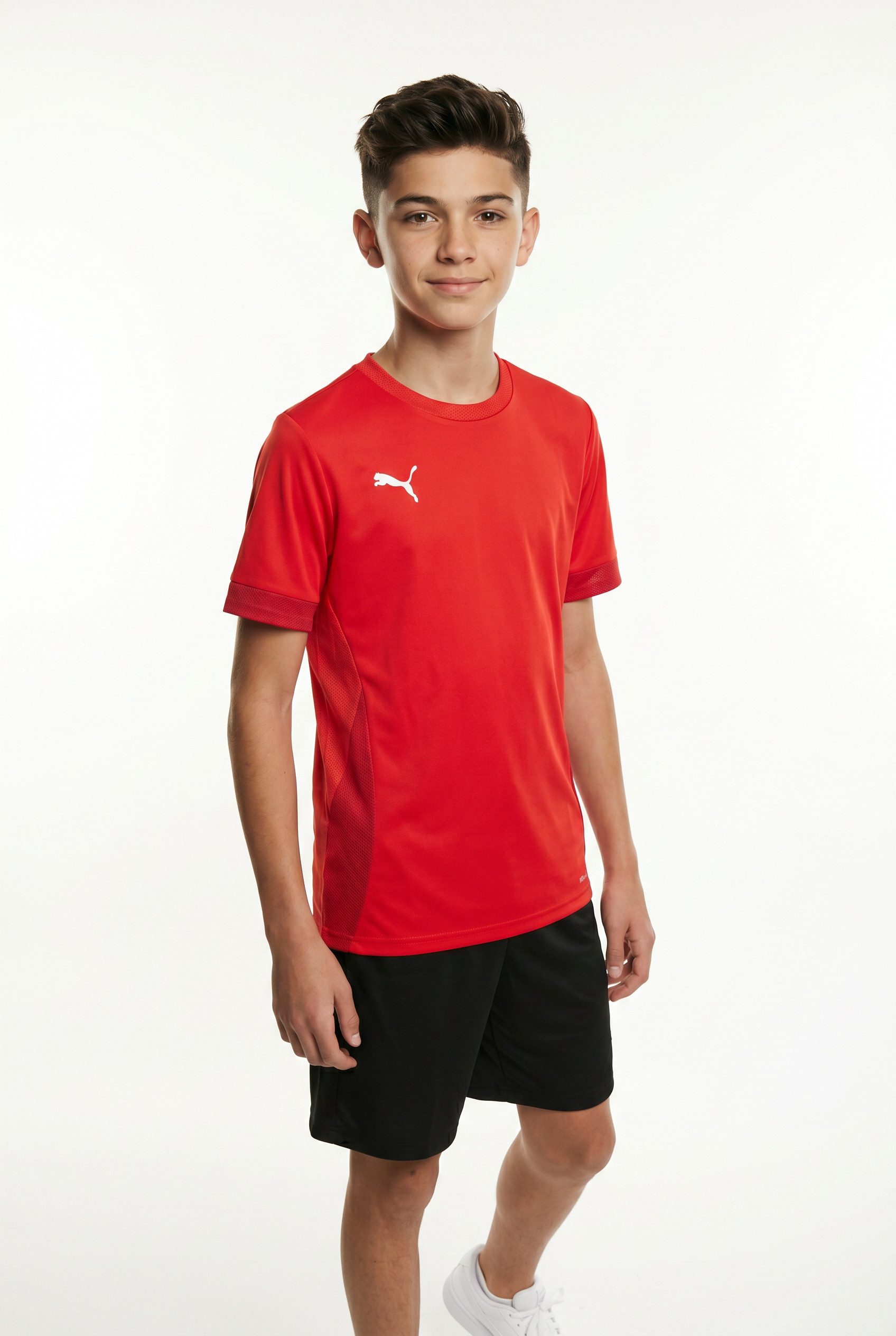PUMA Fußballtrikot TEAMGOAL MATCHDAY JERSEY JR für Jugendliche, Fußball, Kurzarm, sportlicher Stil, aus Polyester