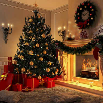 Salcar Künstlicher Weihnachtsbaum »Weihnachtsbaum Künstlich mit Christbaumständer Tannenbaum Christbaum«, Fichte, 180cm mit 1178 Spitzen