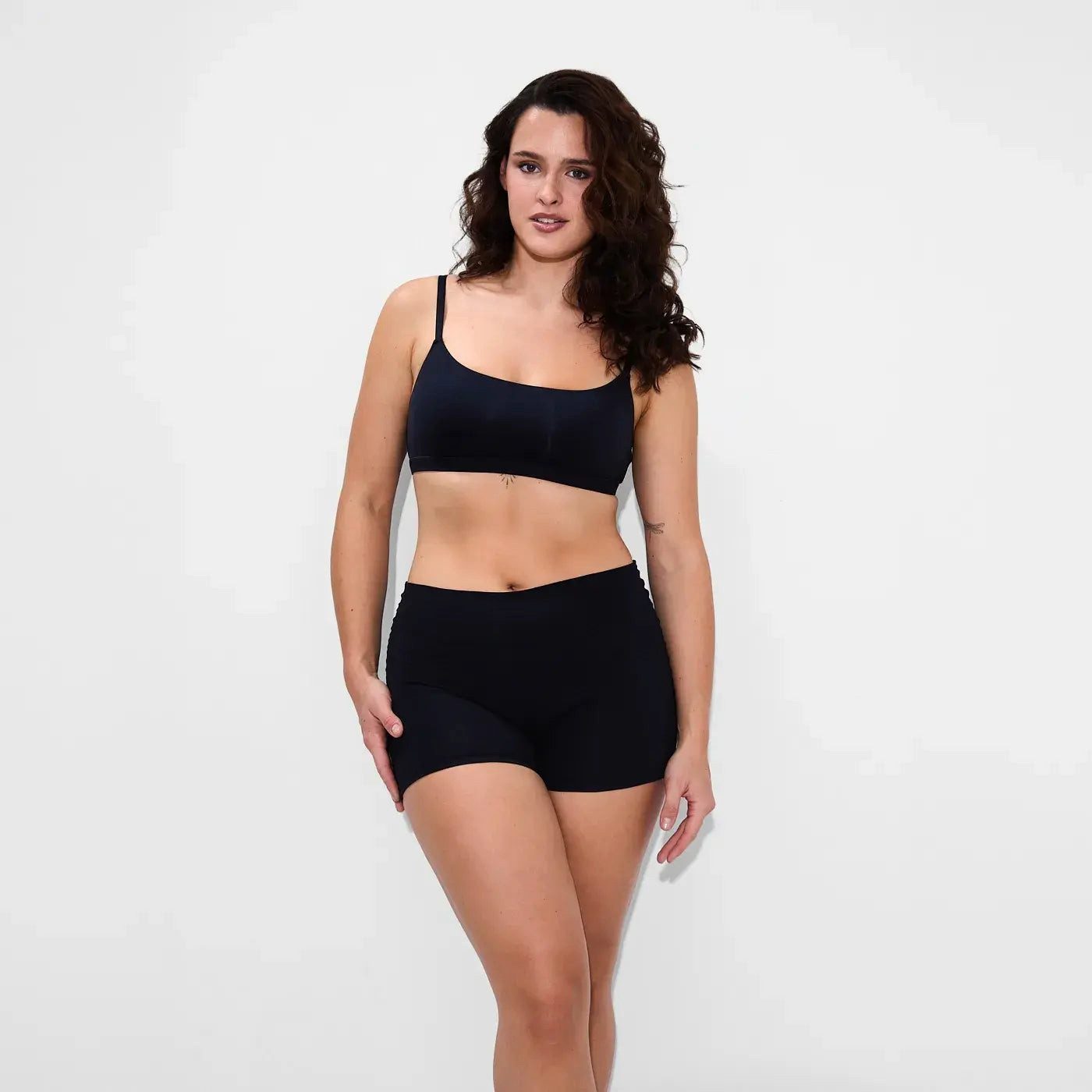 Creamy Fabrics Soft-BH Scoop Bralette-Schwarz-L (1-tlg) günstig online kaufen