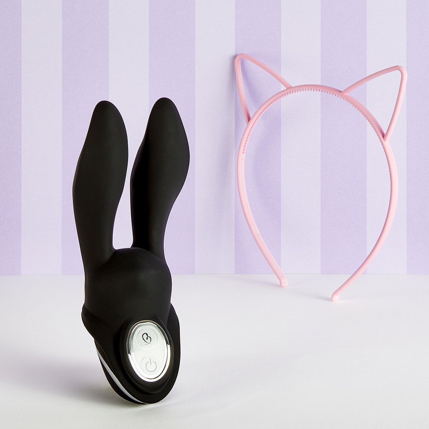 Klitoris-Stimulator EIS (0-tlg) Vibrationsprogramme, EIS "Honey 7 Schwarz Silikon-Vibrator Bunny", 16,5cm,