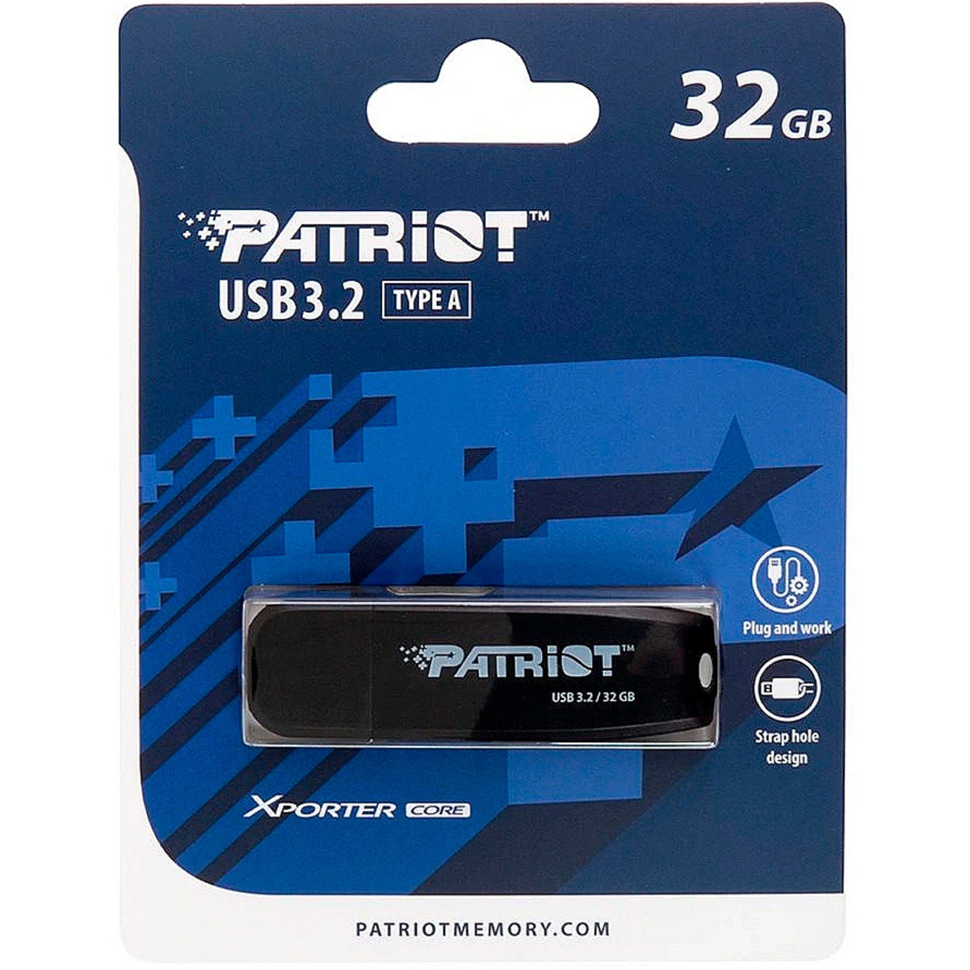 Patriot Patriot Xporter Core 32GB, USB-Stick, (USB-A 3.2 USB-Stick