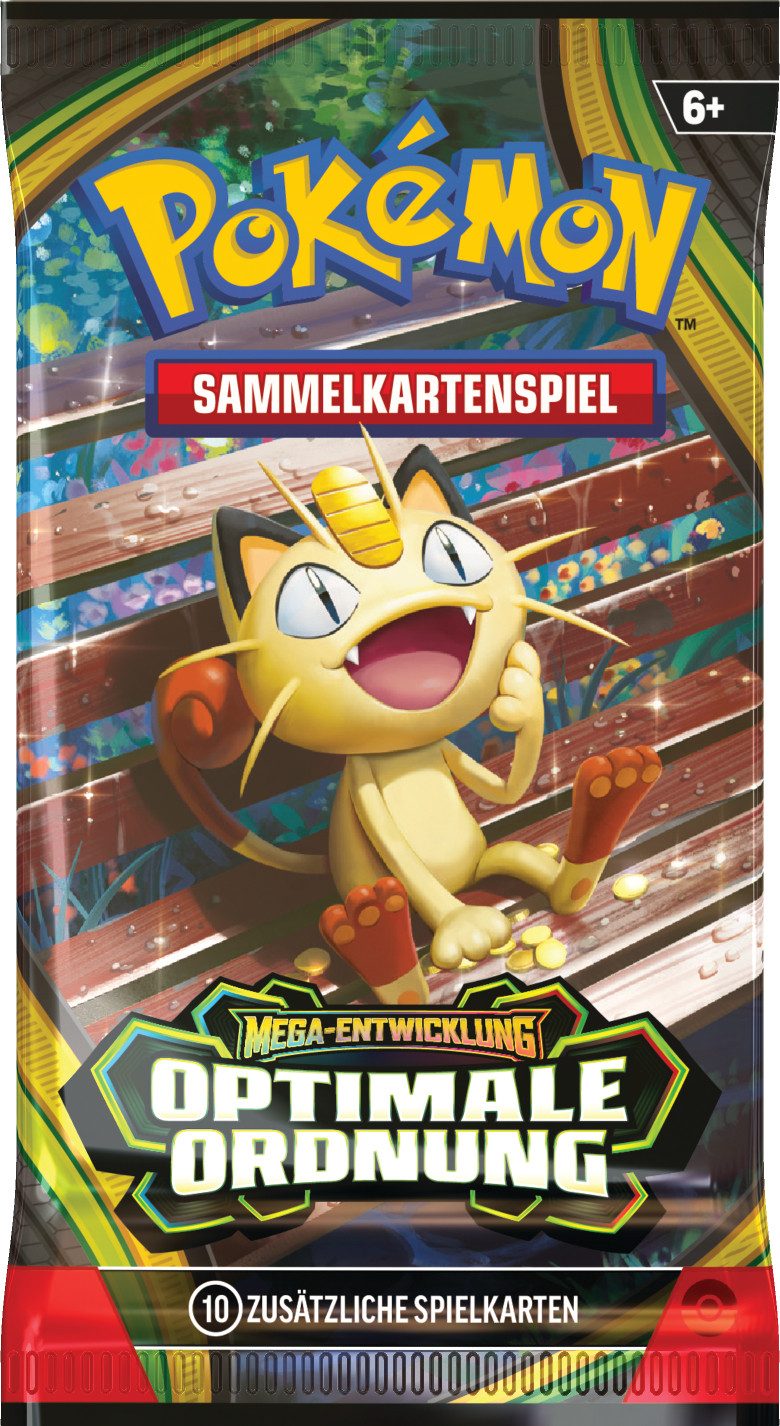 The Pokémon Company Sammelkarte Pokemon - Optimale Ordnung - 1 Booster - Deutsch