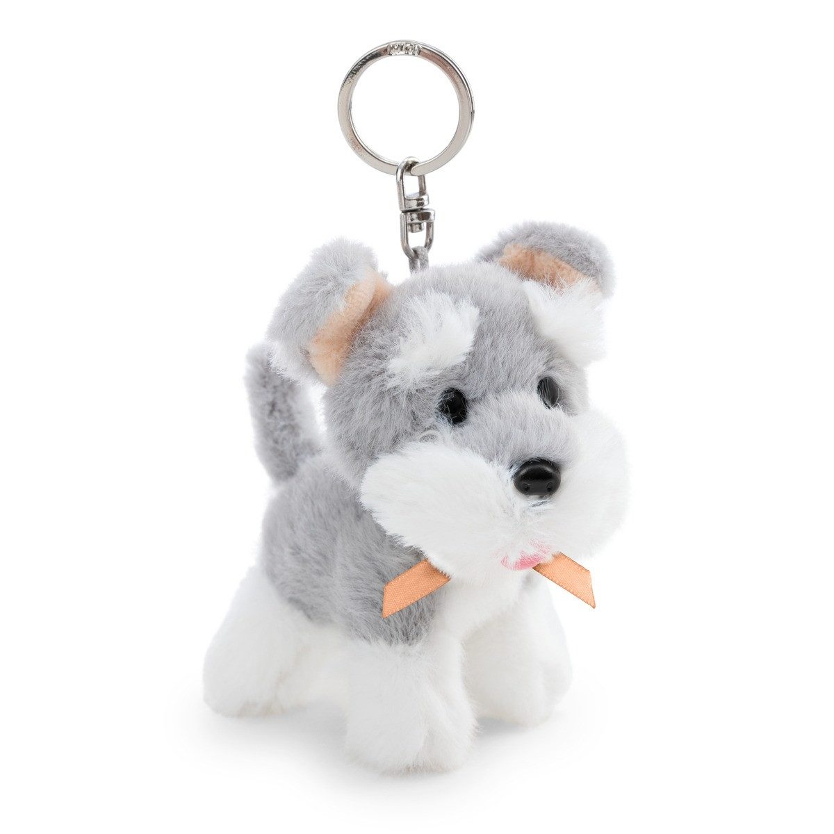 Nici Schlüsselanhänger NICI Schlüsselanhänger Schnauzer grau 10cm Header Karte