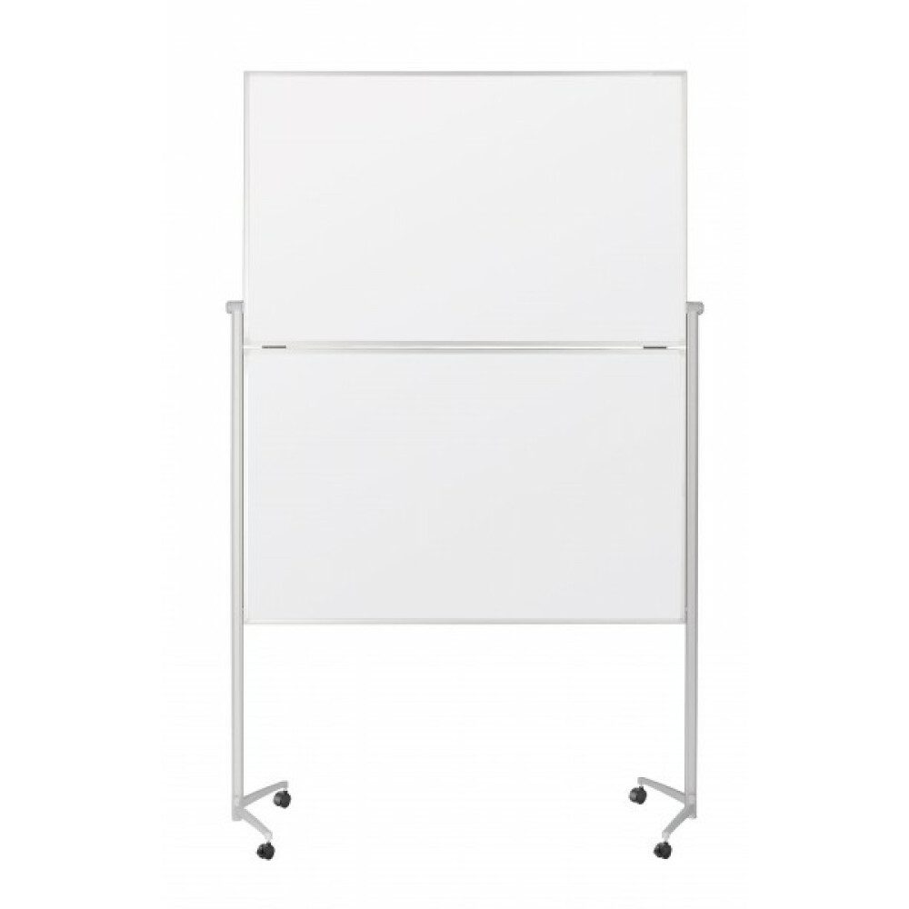 Anzeigetafel Moderationstafel mobil und klappbar - mit Rollen - 120Bx150H Filz