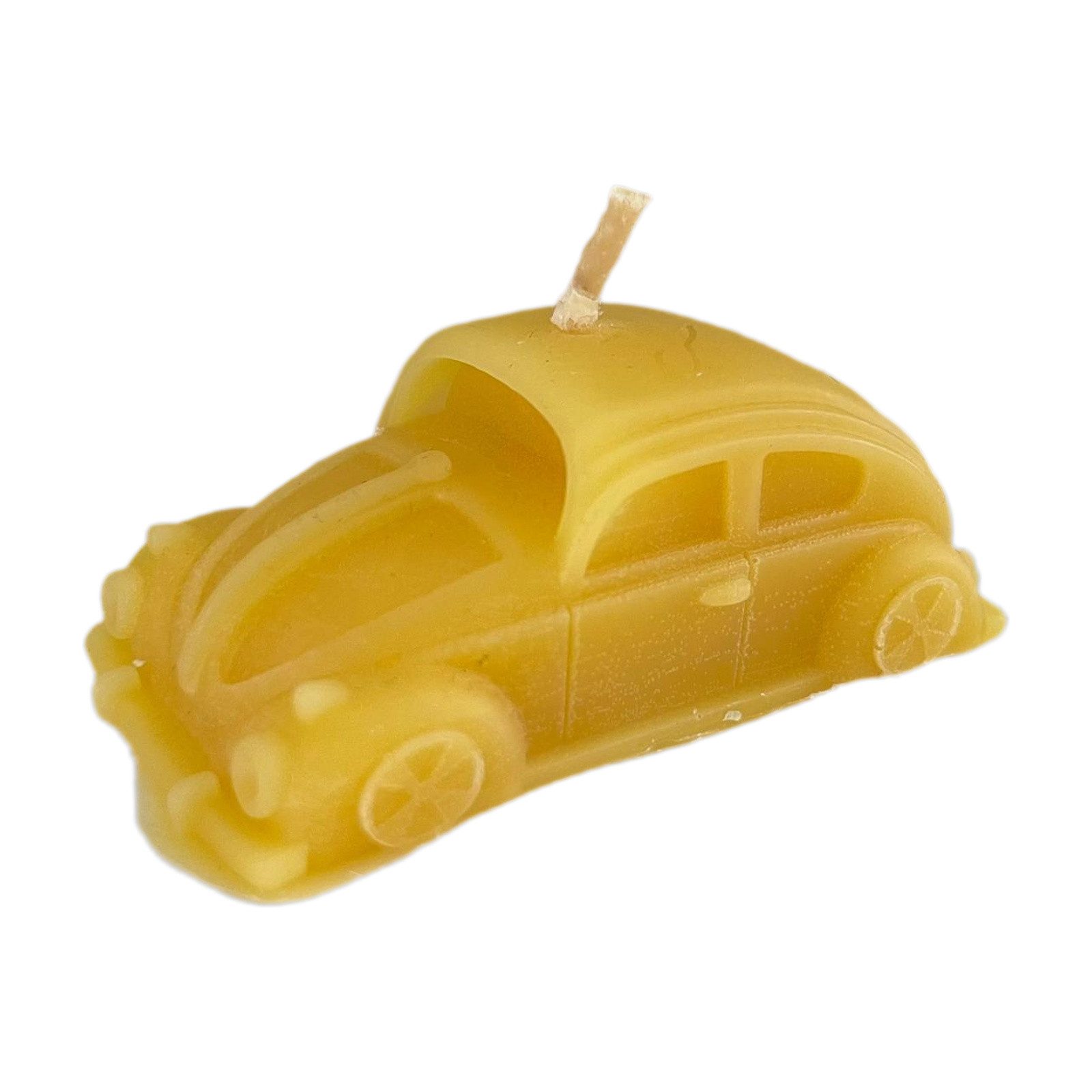 Aspinaworld Bienenwachskerze Käfer Kerze 7 cm natur – mit Speichenrädern (1-tlg)