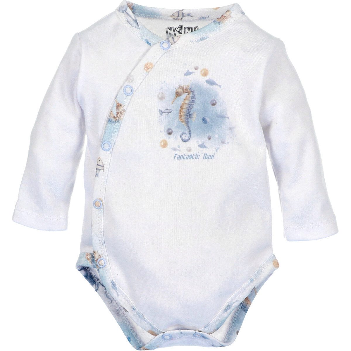 Langarmwickelbody Meerestiere Unisex Kinder