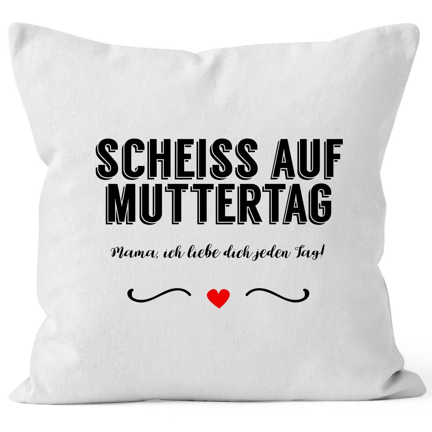 MoonWorks Dekokissen Kissen-Bezug Scheiß auf Muttertag günstig online kaufen