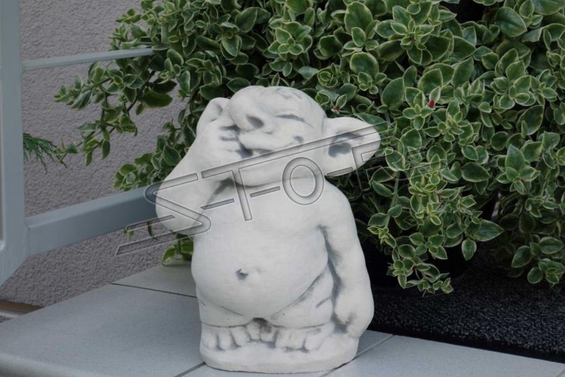 JVmoebel Skulptur Troll 22cm Skulptur Design Figur Statue Garten